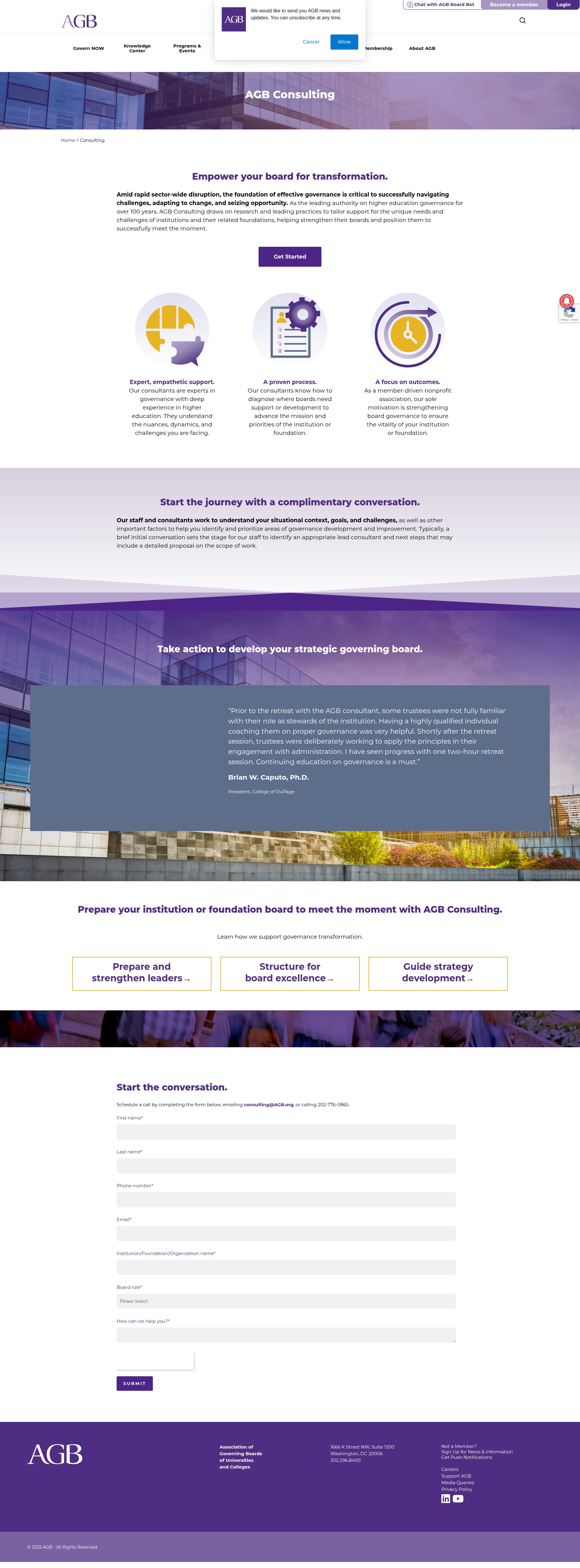 Landing Page