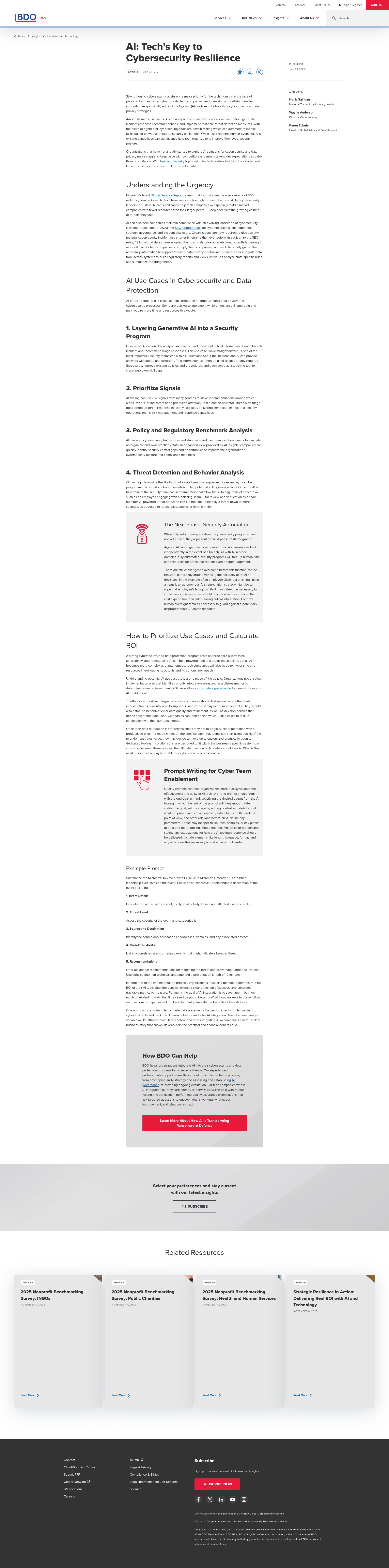 Landing Page