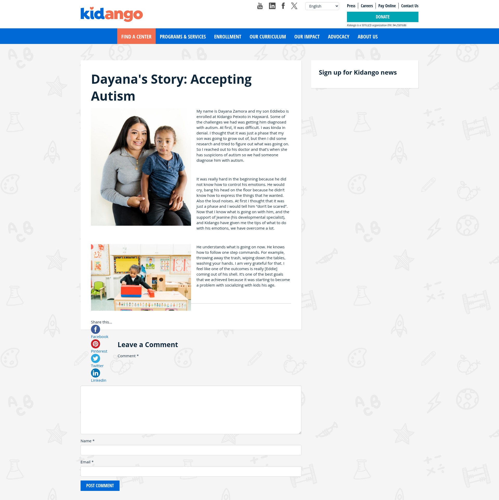 Landing Page