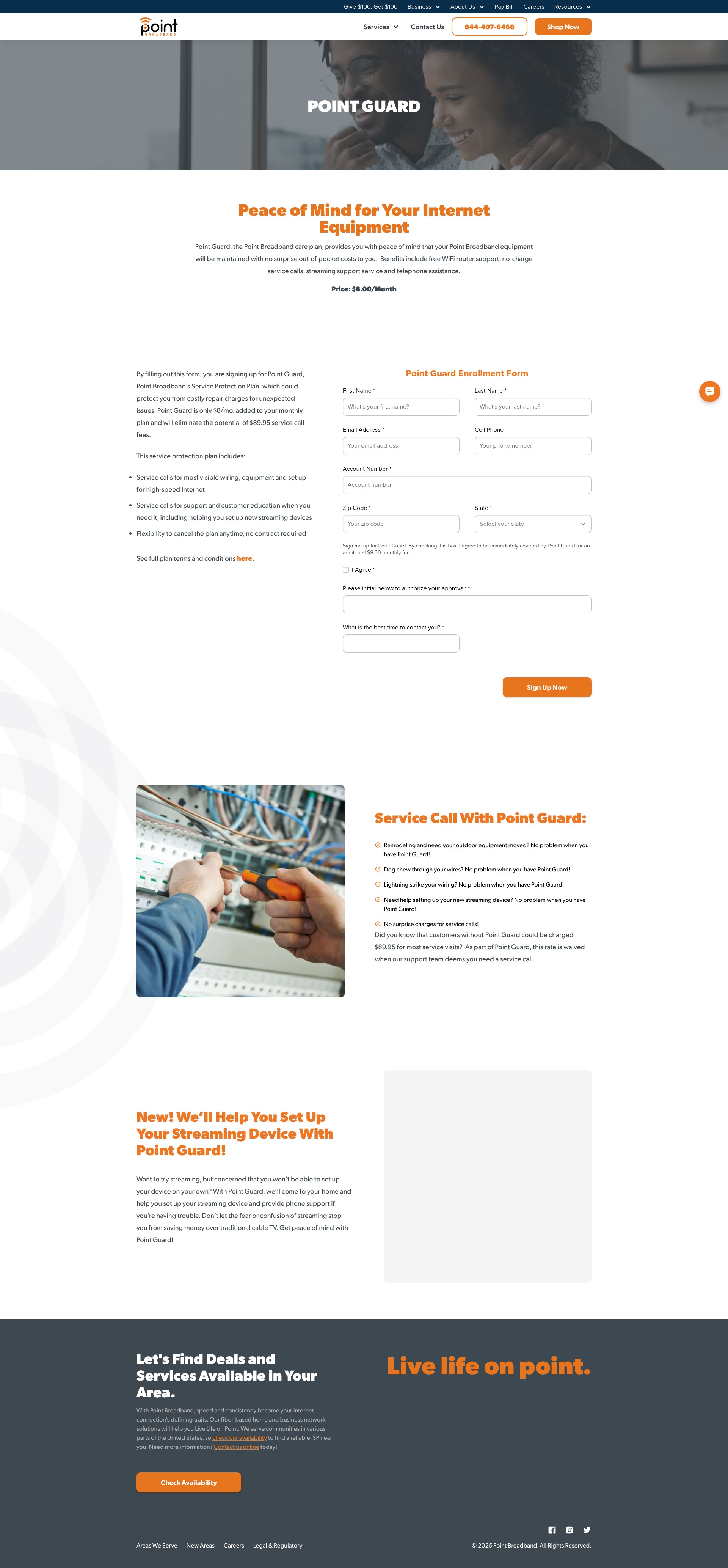 Landing Page