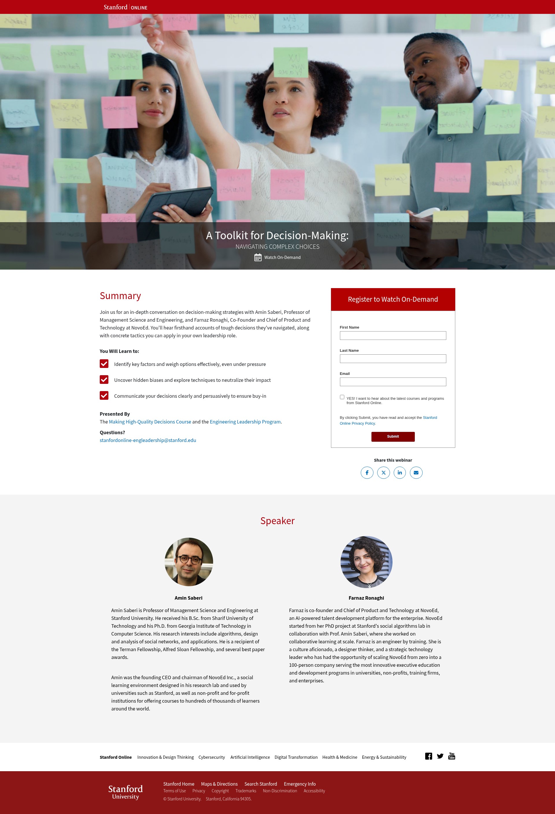 Landing Page