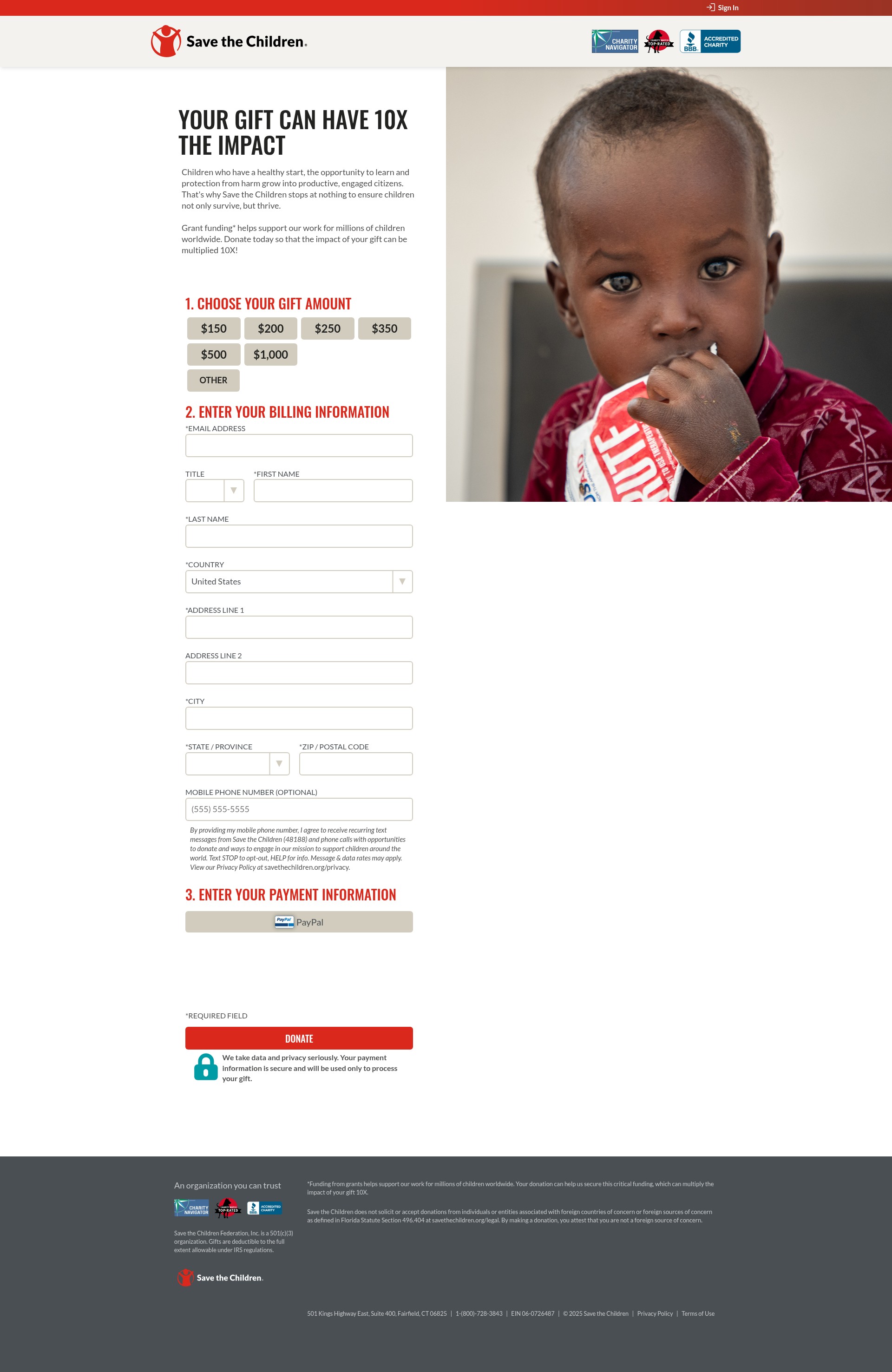 Landing Page