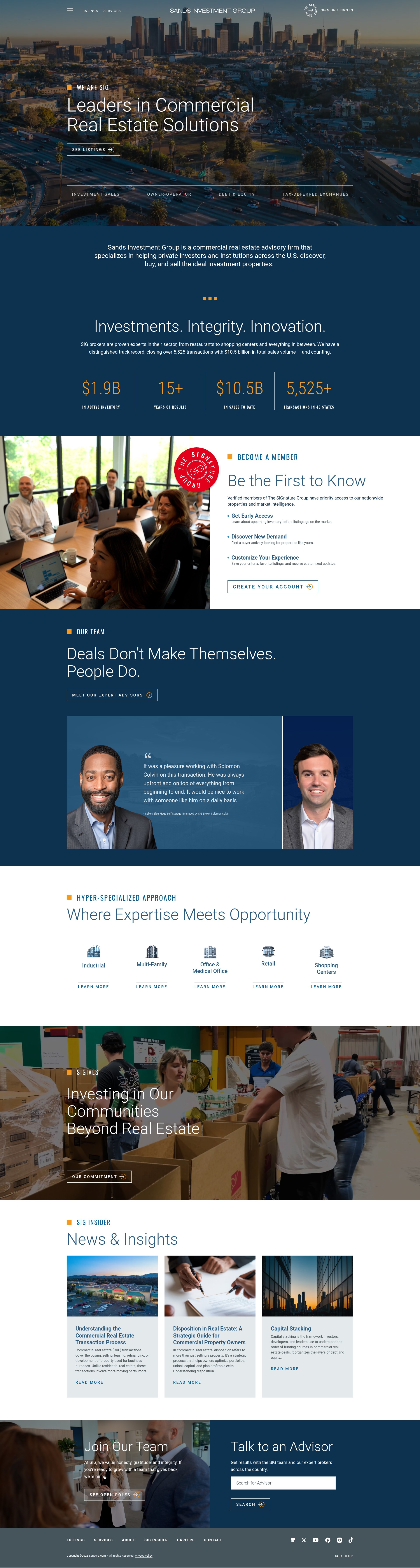 Landing Page