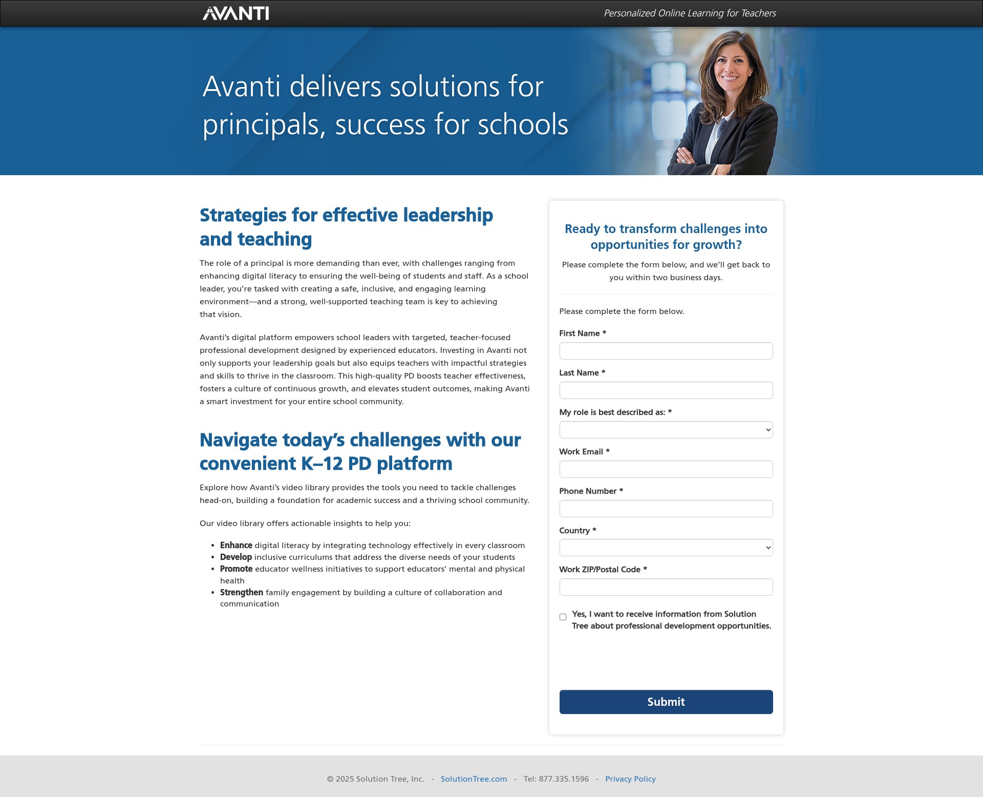 Landing Page