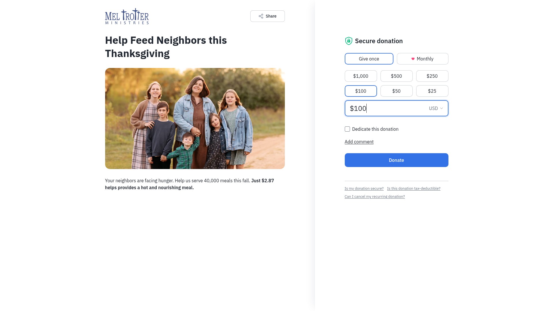 Landing Page