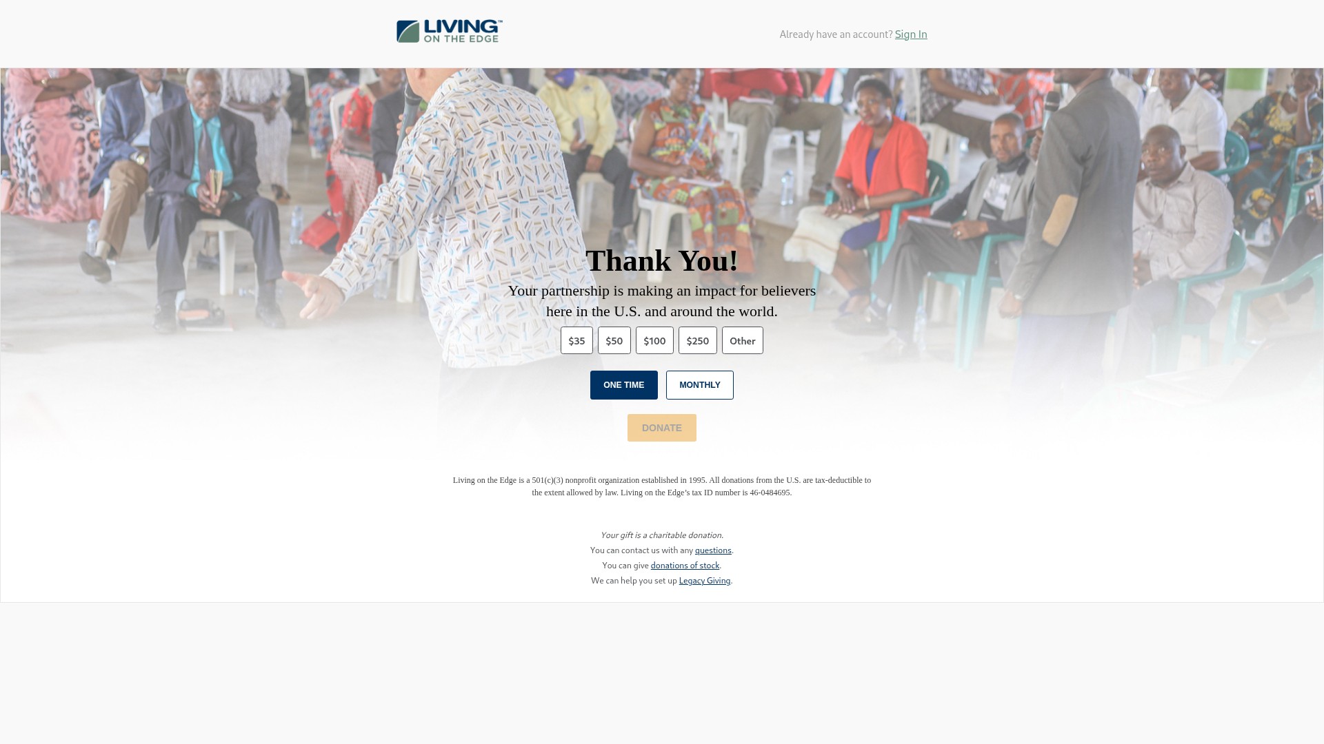 Landing Page