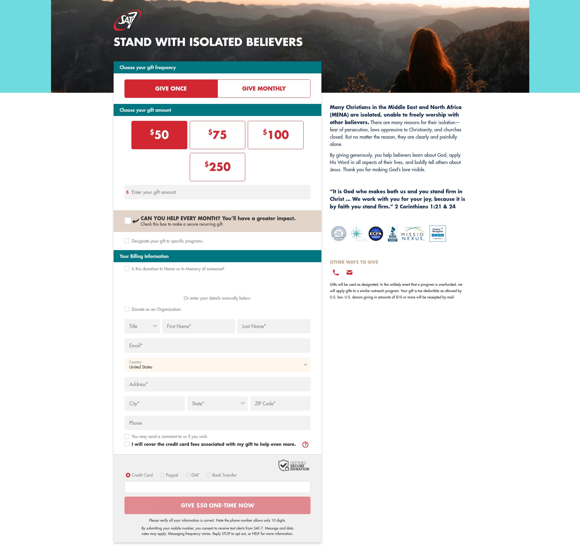 Landing Page