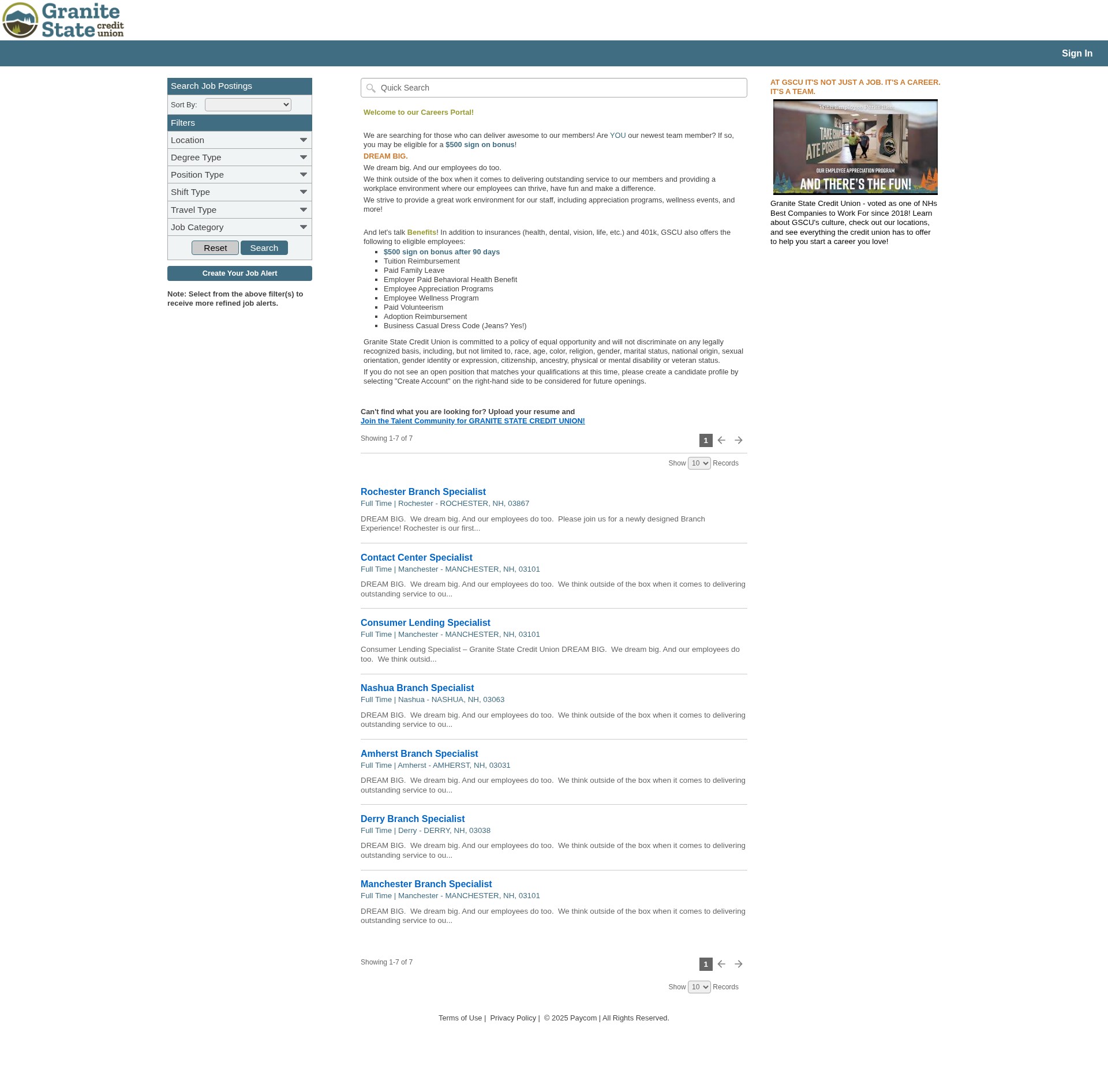 Landing Page