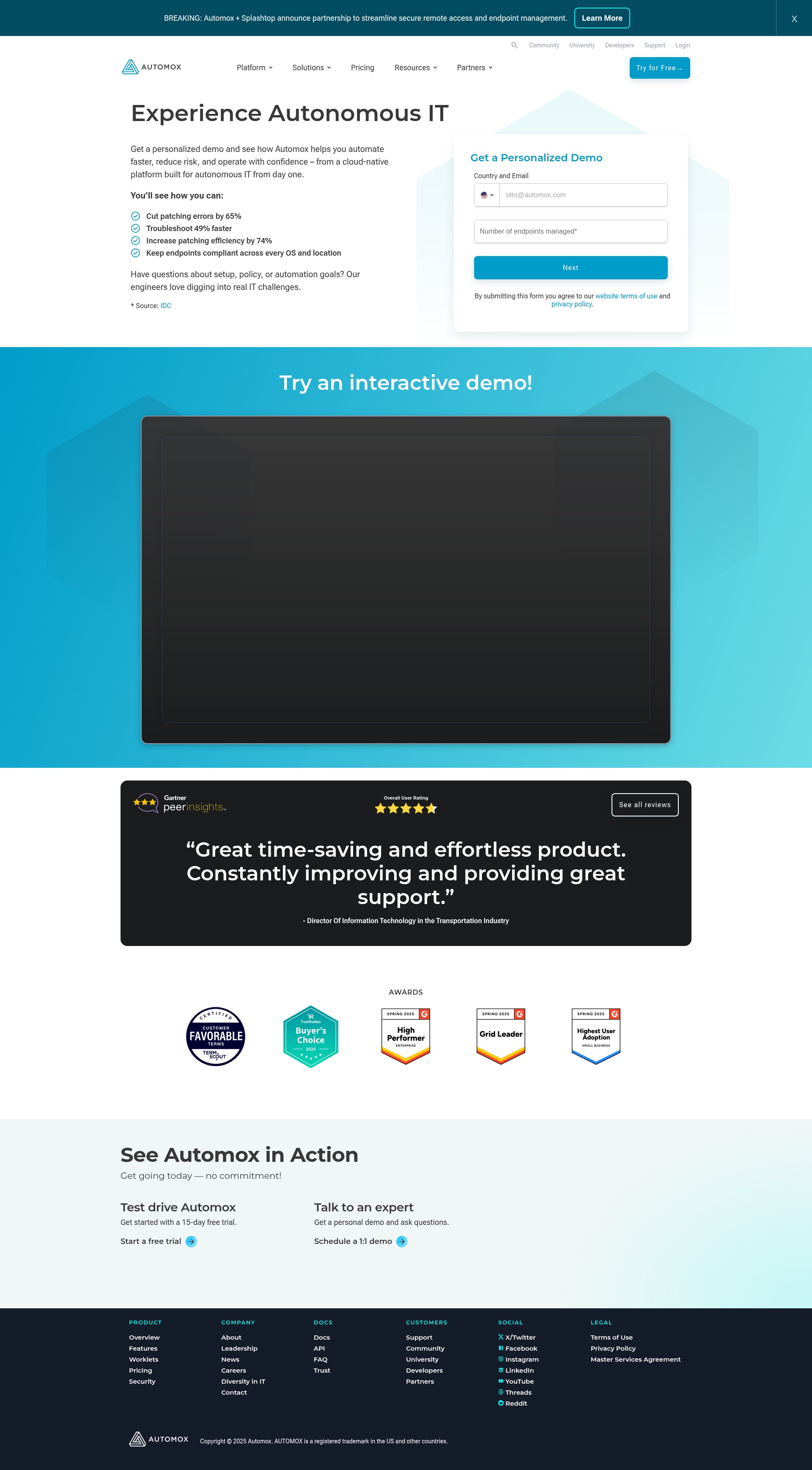 Landing Page