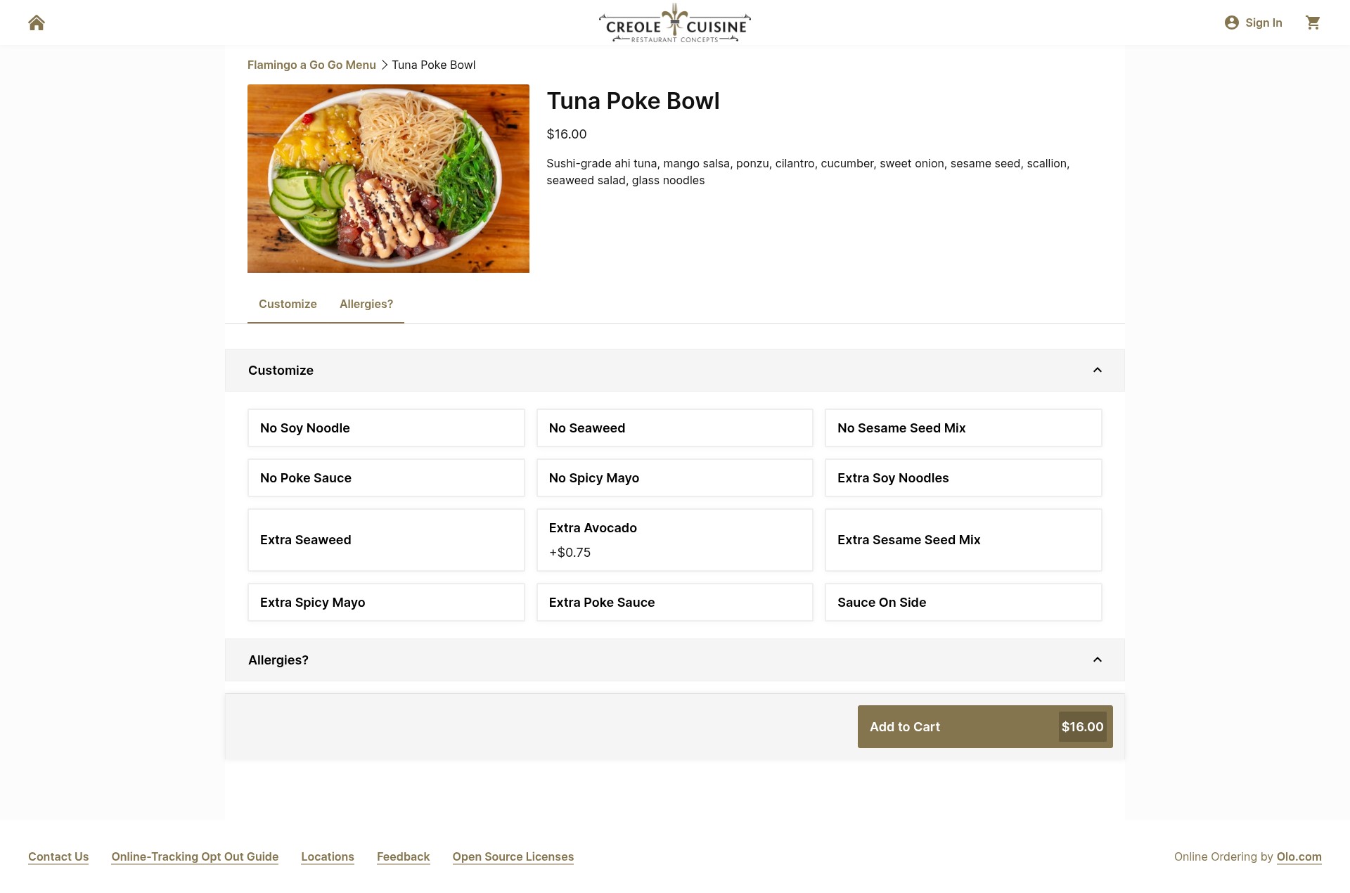 Landing Page