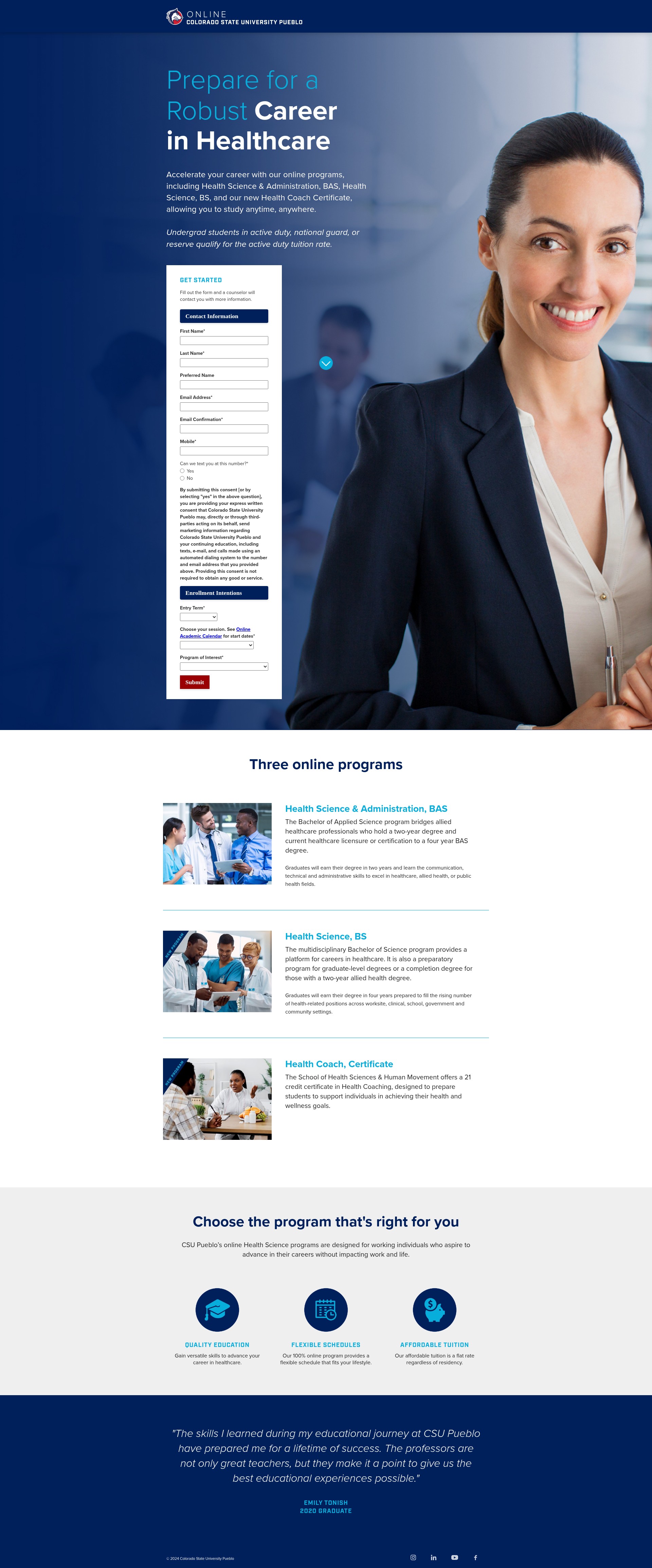 Landing Page
