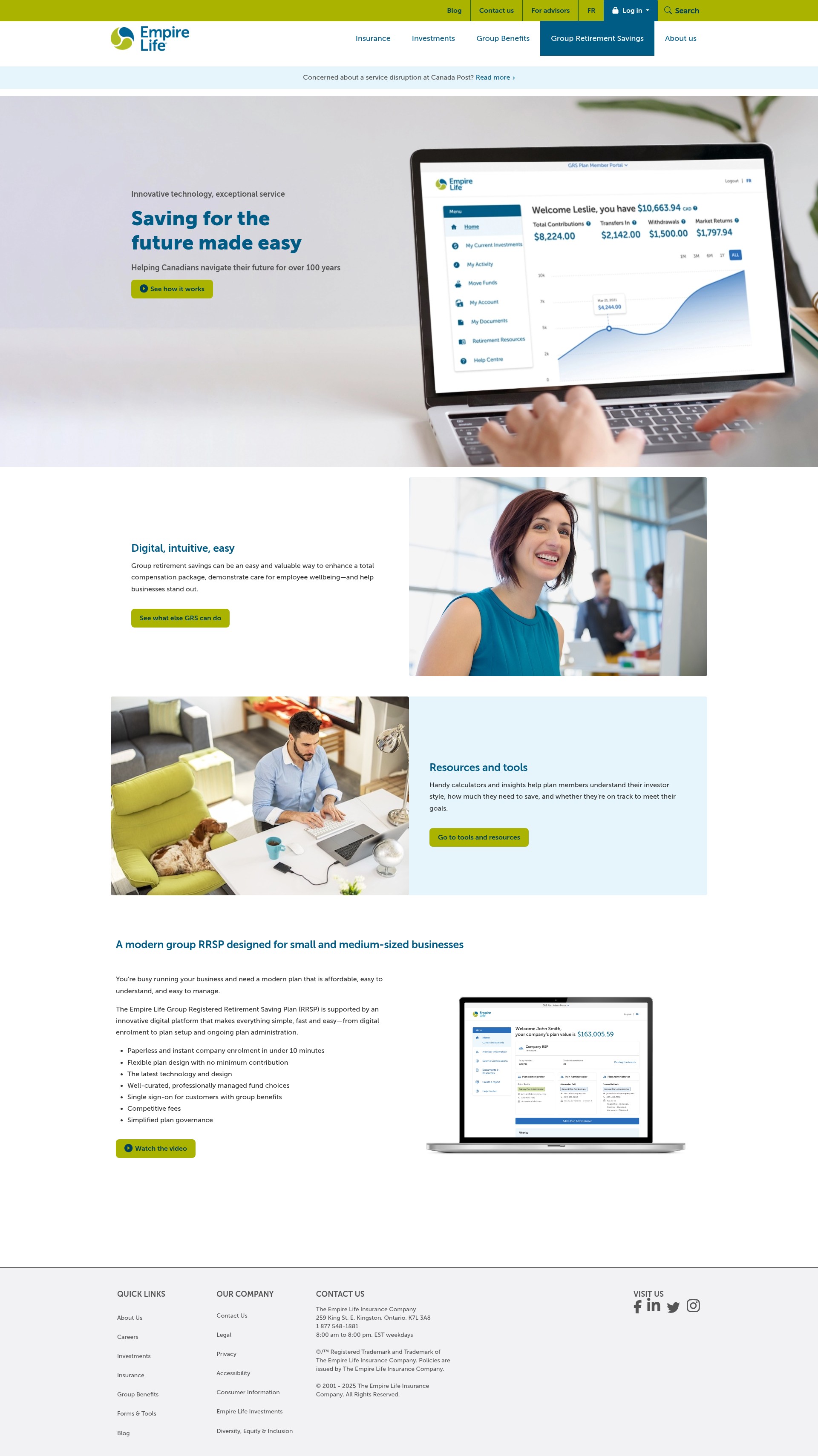 Landing Page