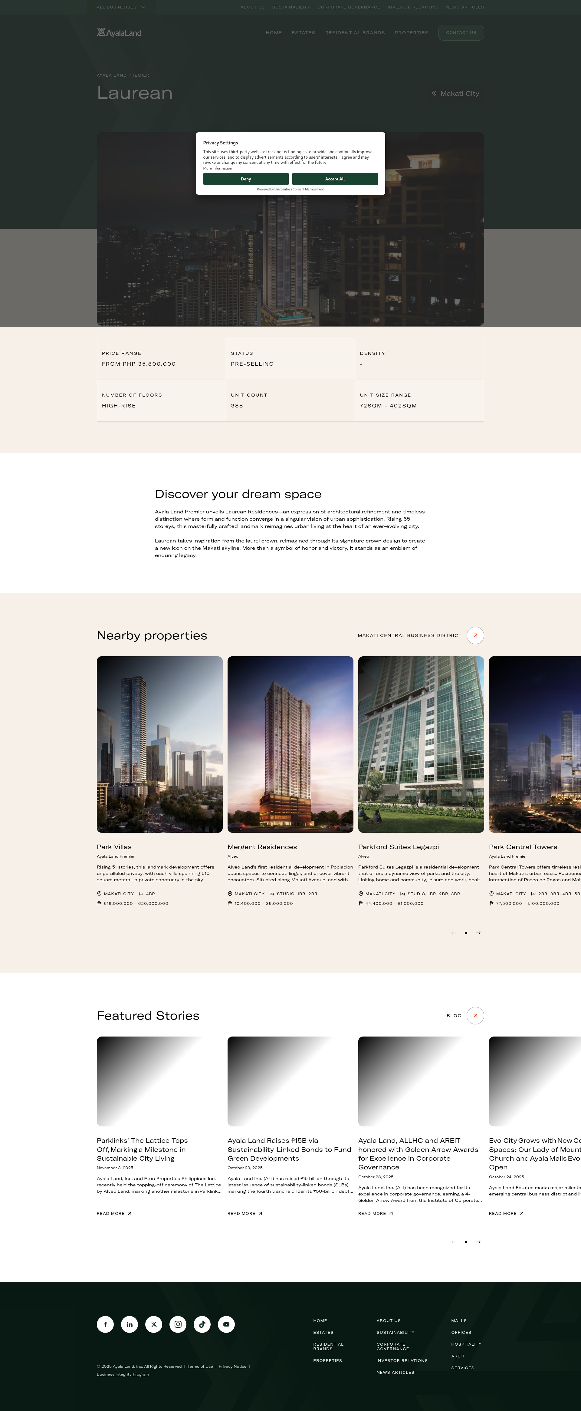 Landing Page