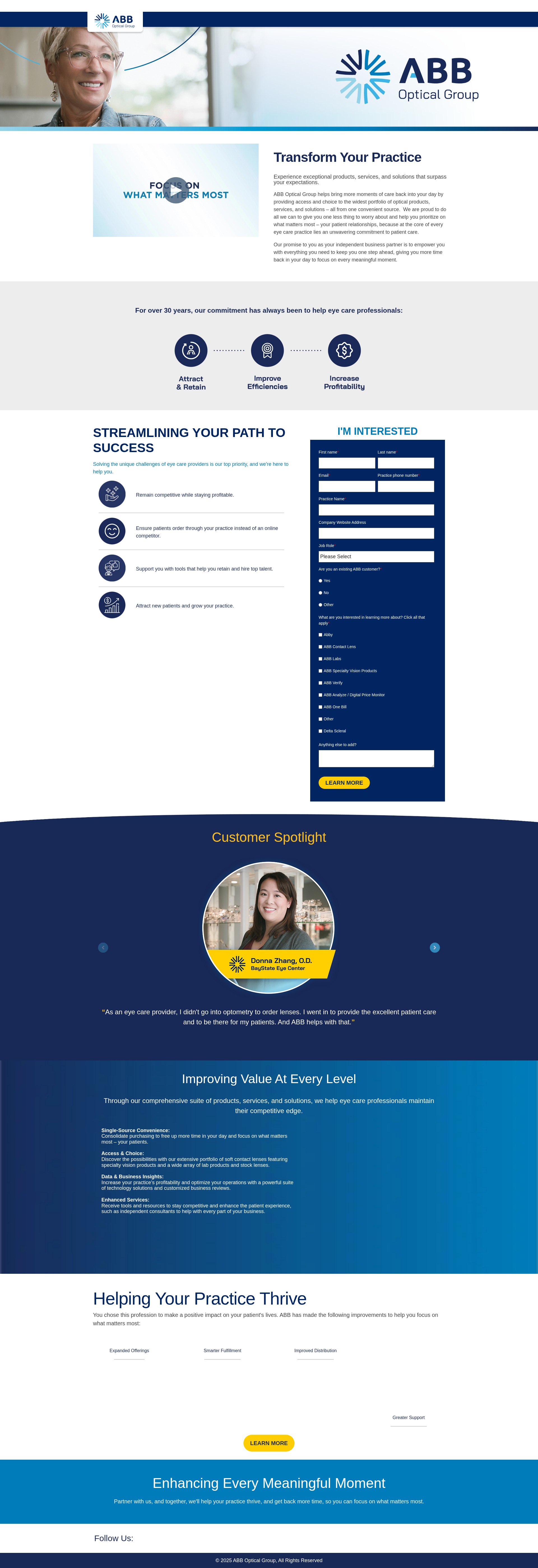 Landing Page