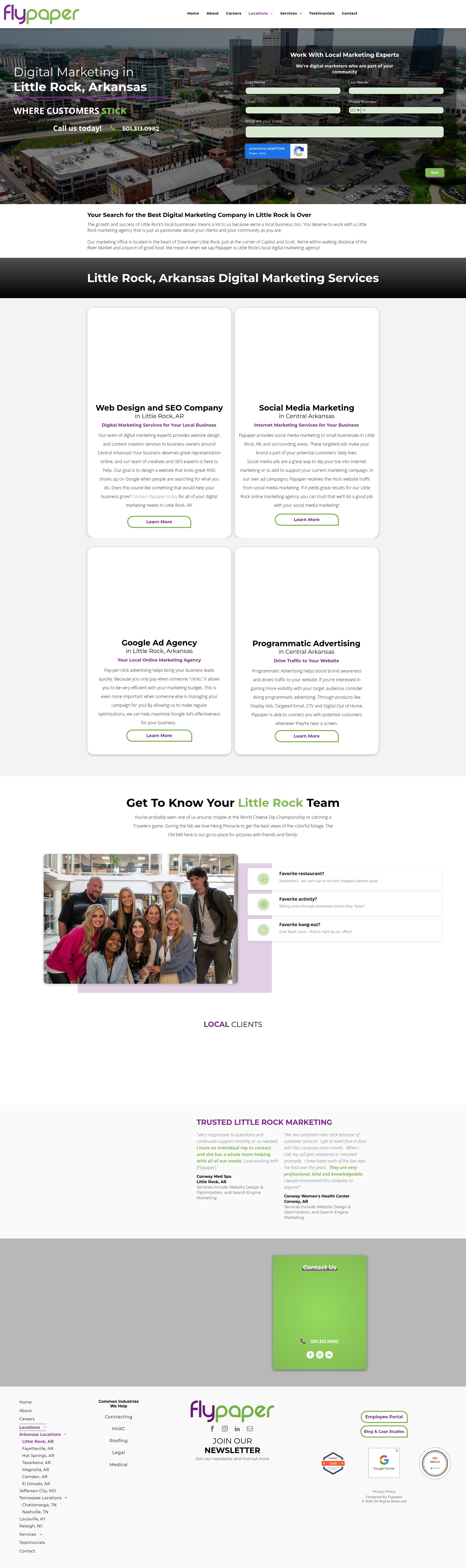Landing Page