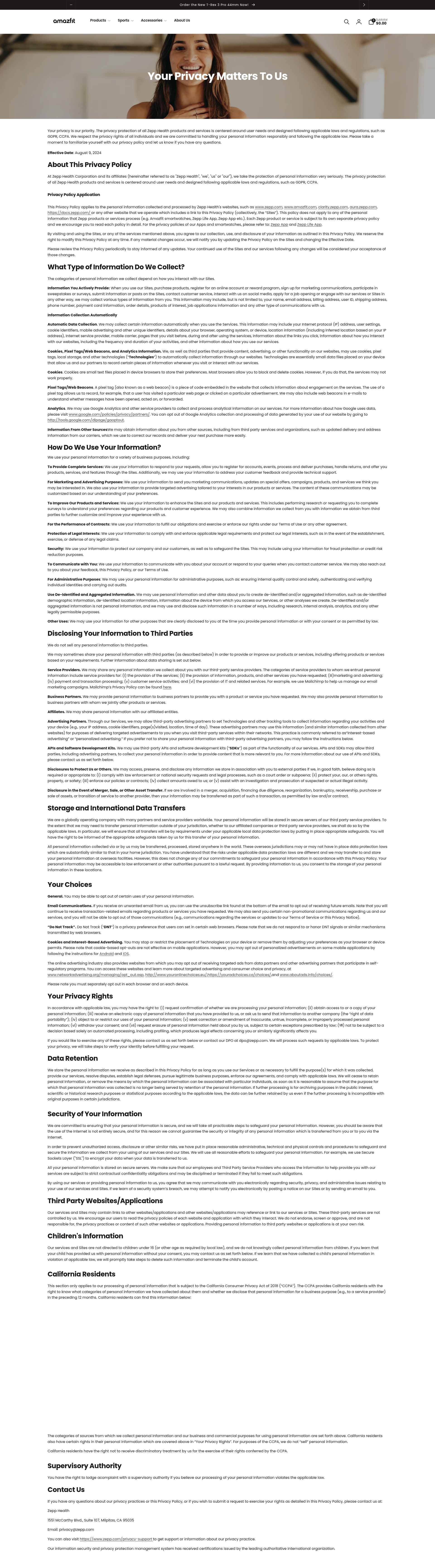 Landing Page