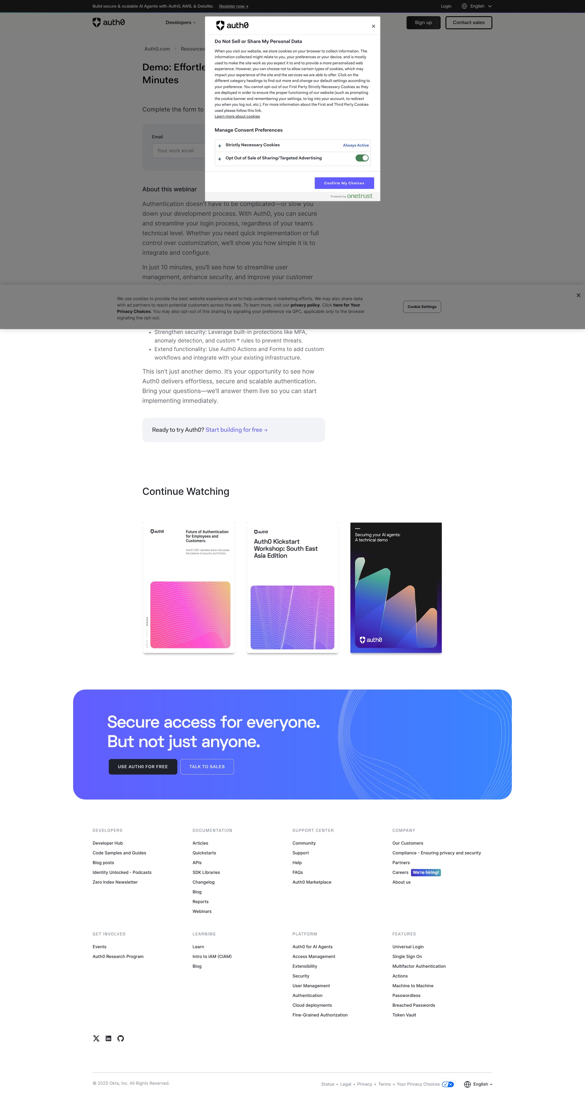 Landing Page
