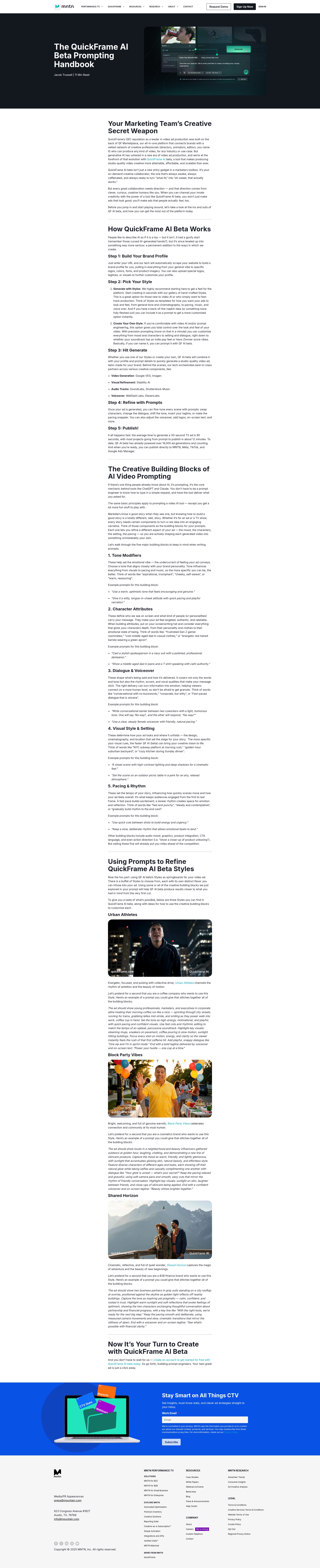 Landing Page