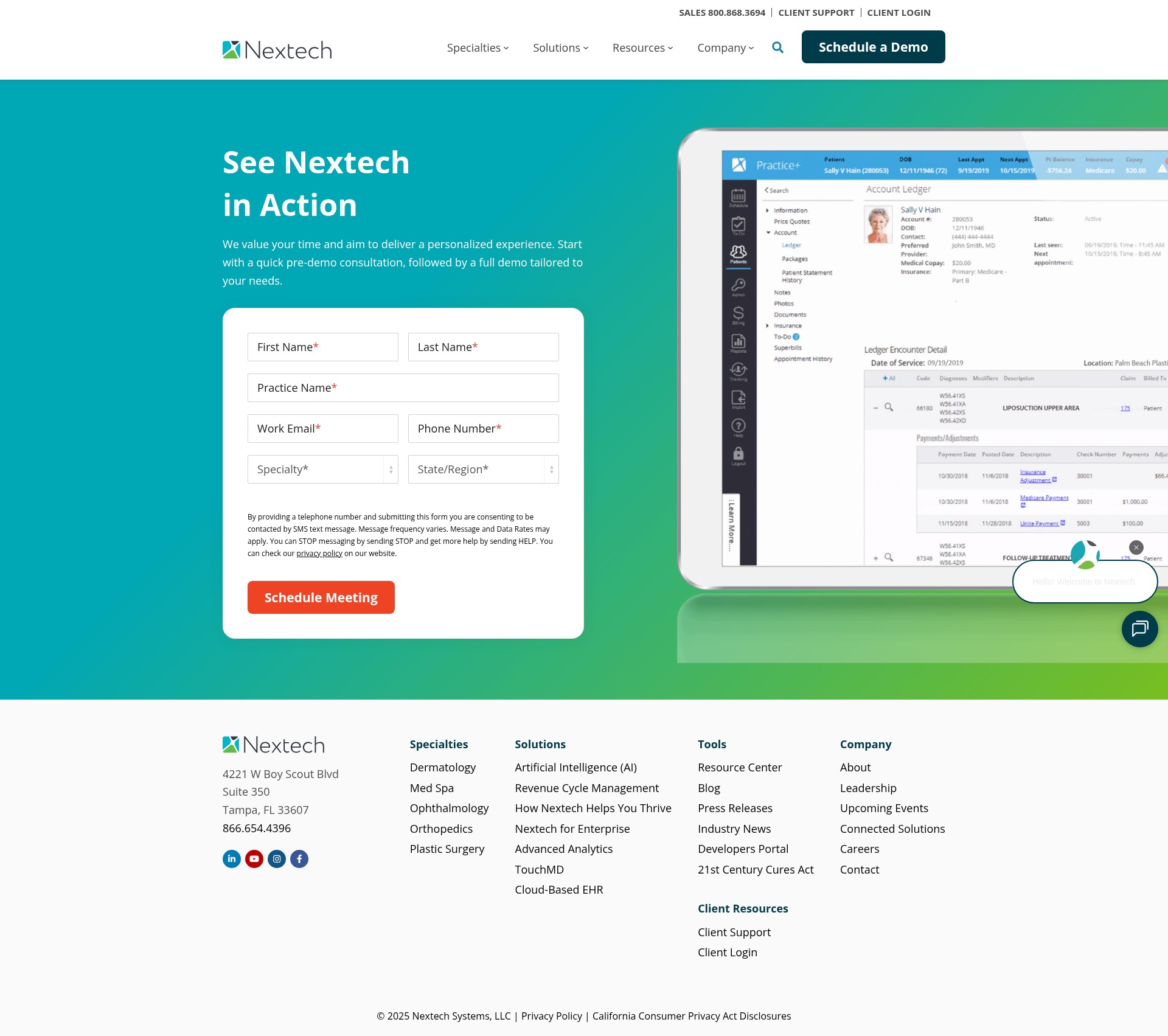 Landing Page