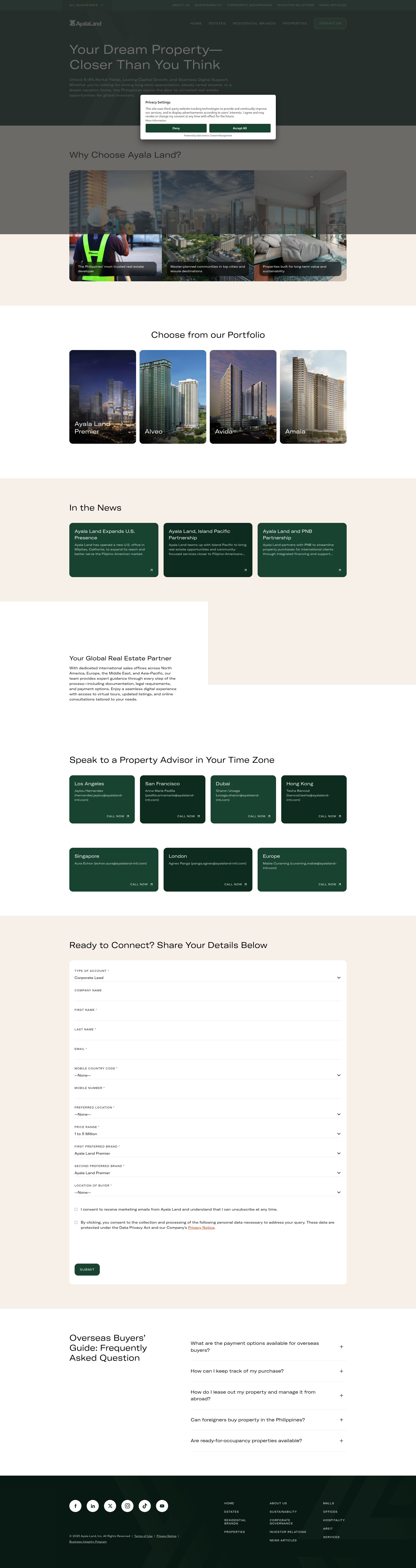 Landing Page