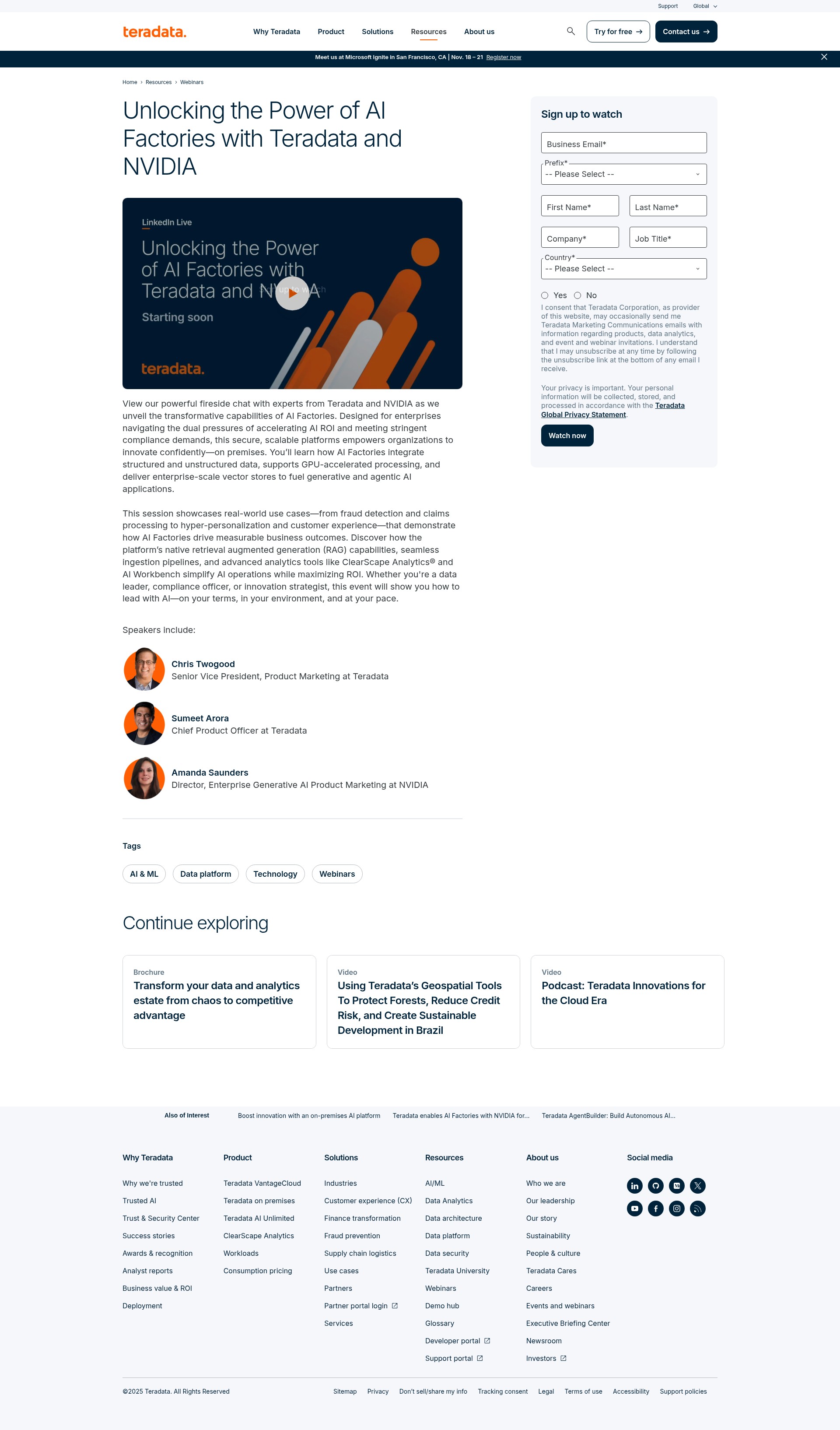 Landing Page