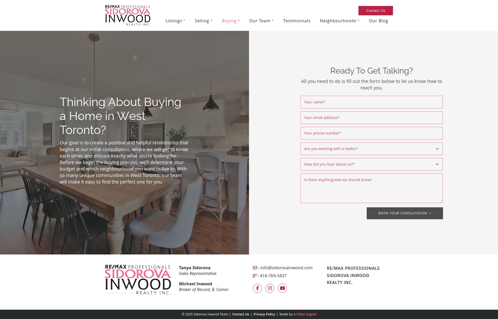 Landing Page