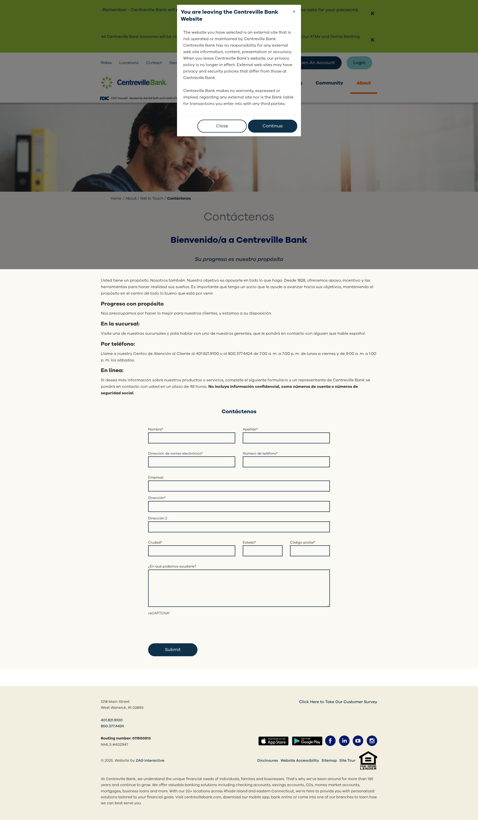Landing Page