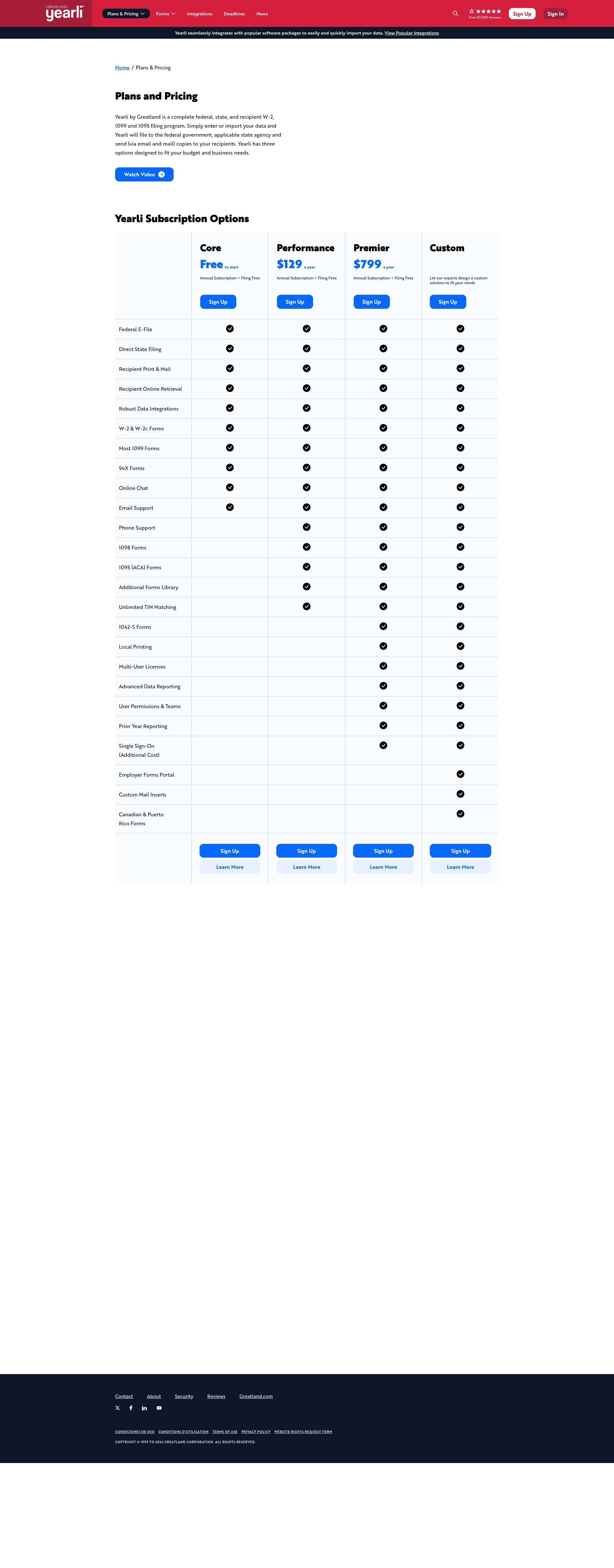 Landing Page