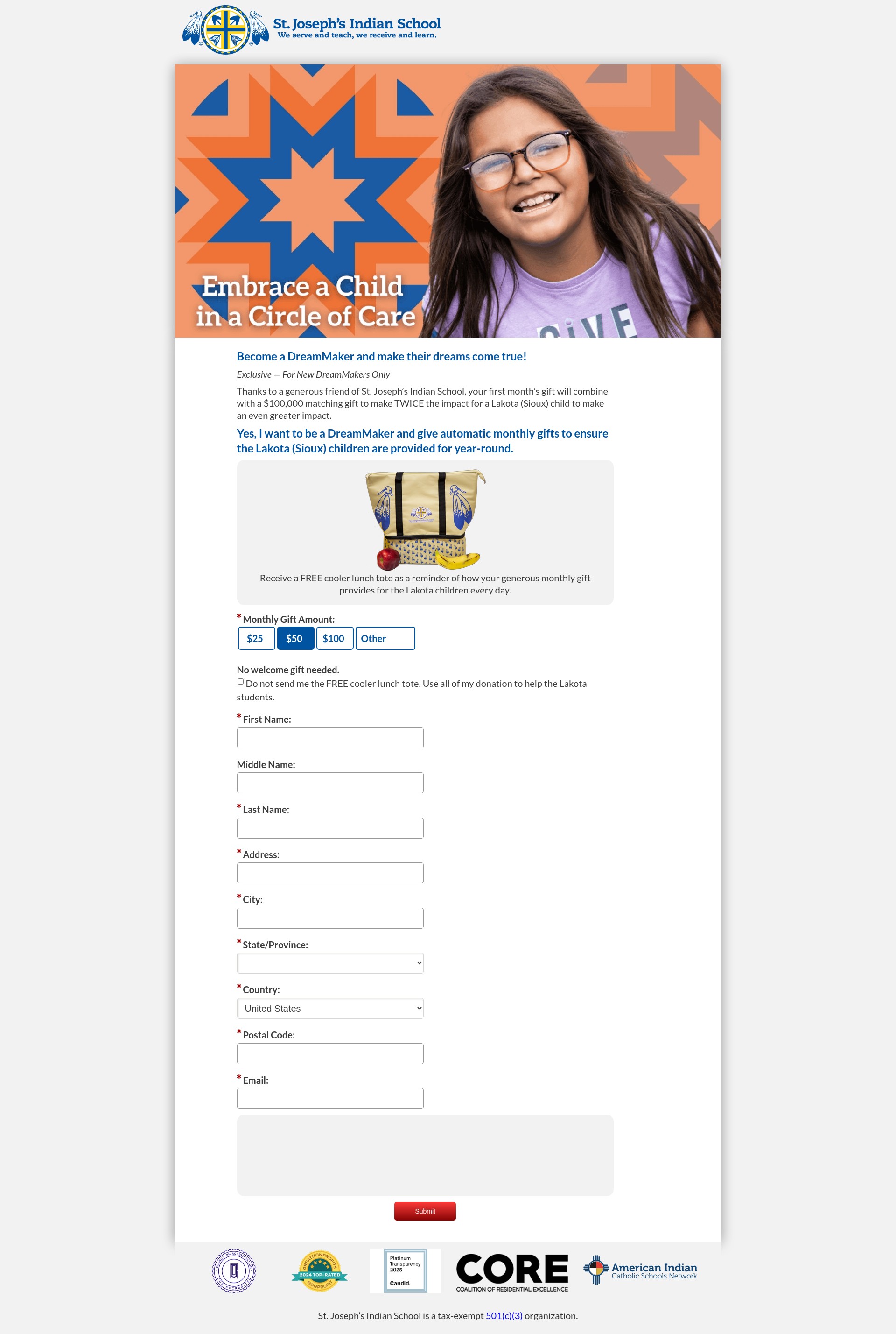 Landing Page