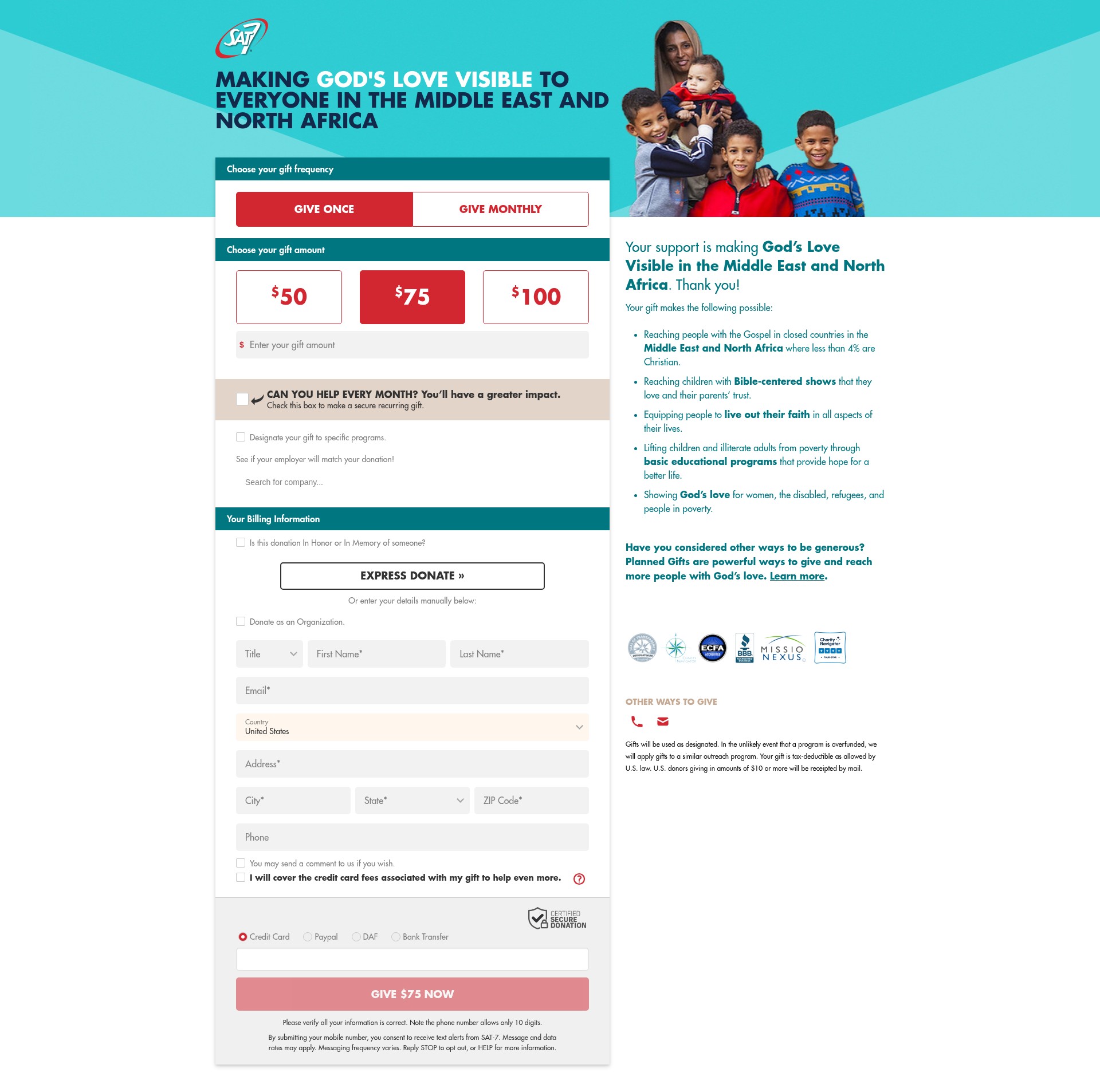 Landing Page