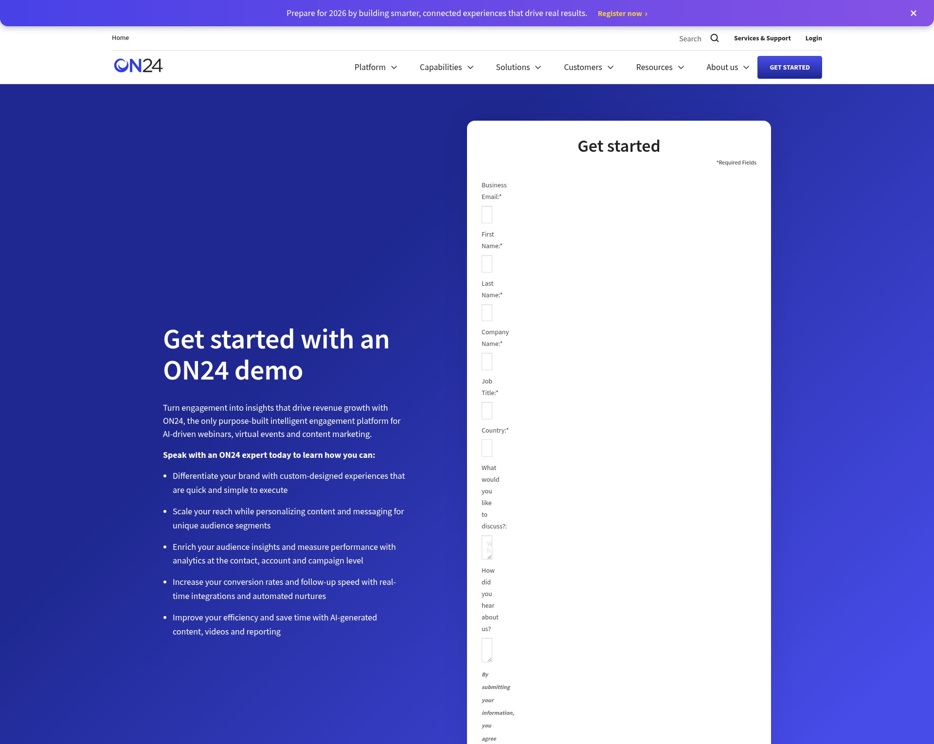 Landing Page