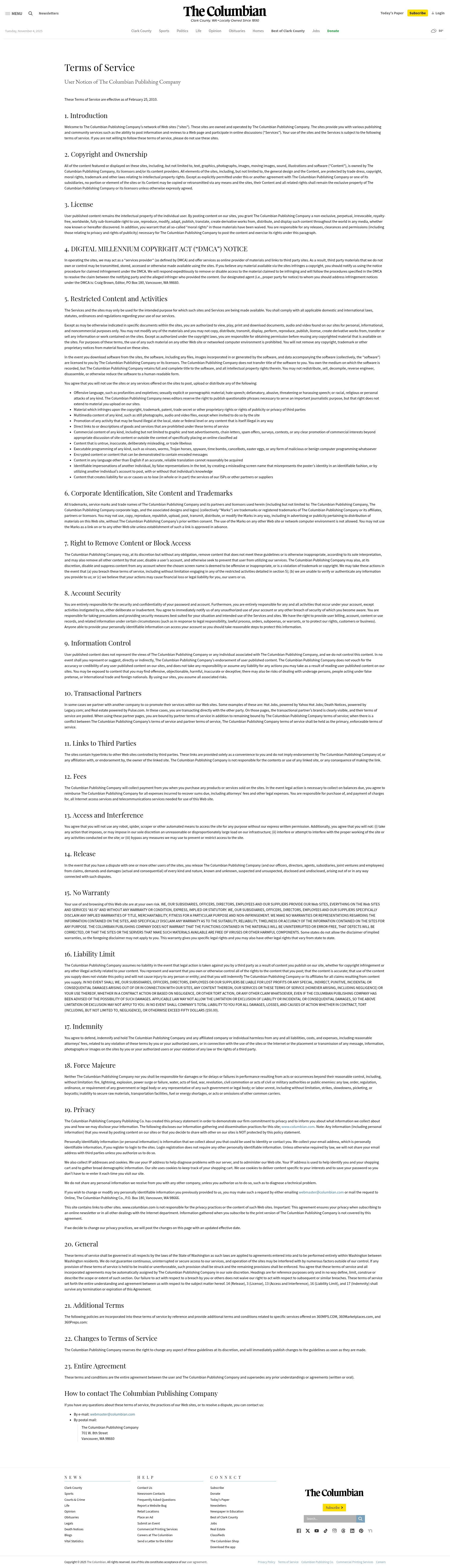 Landing Page