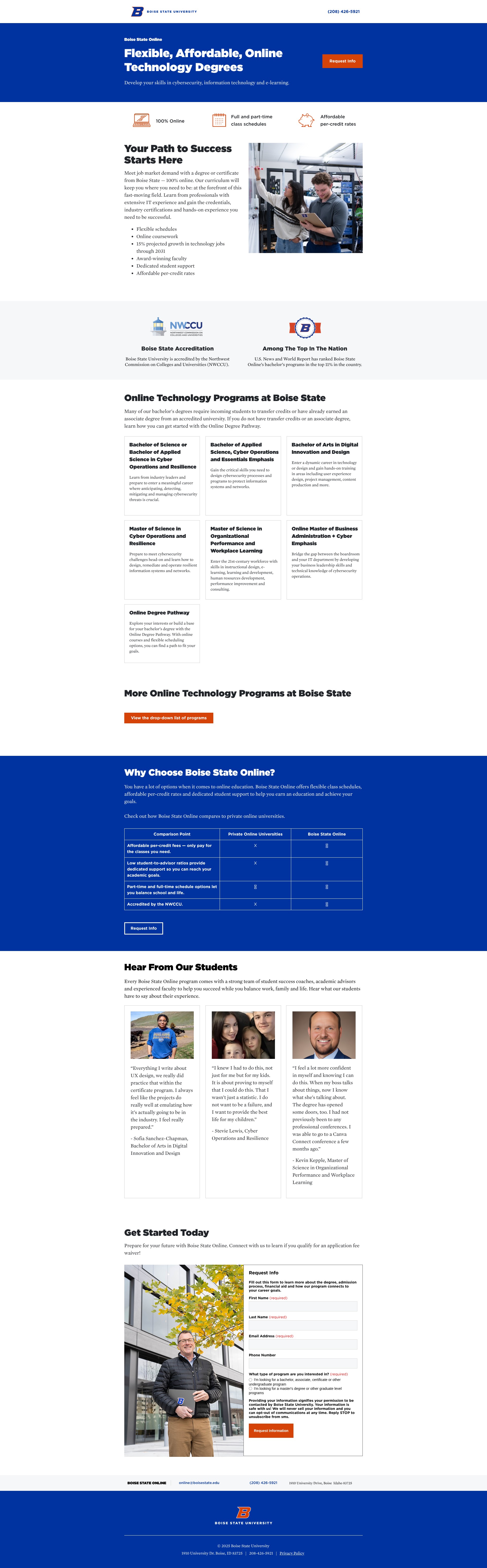 Landing Page