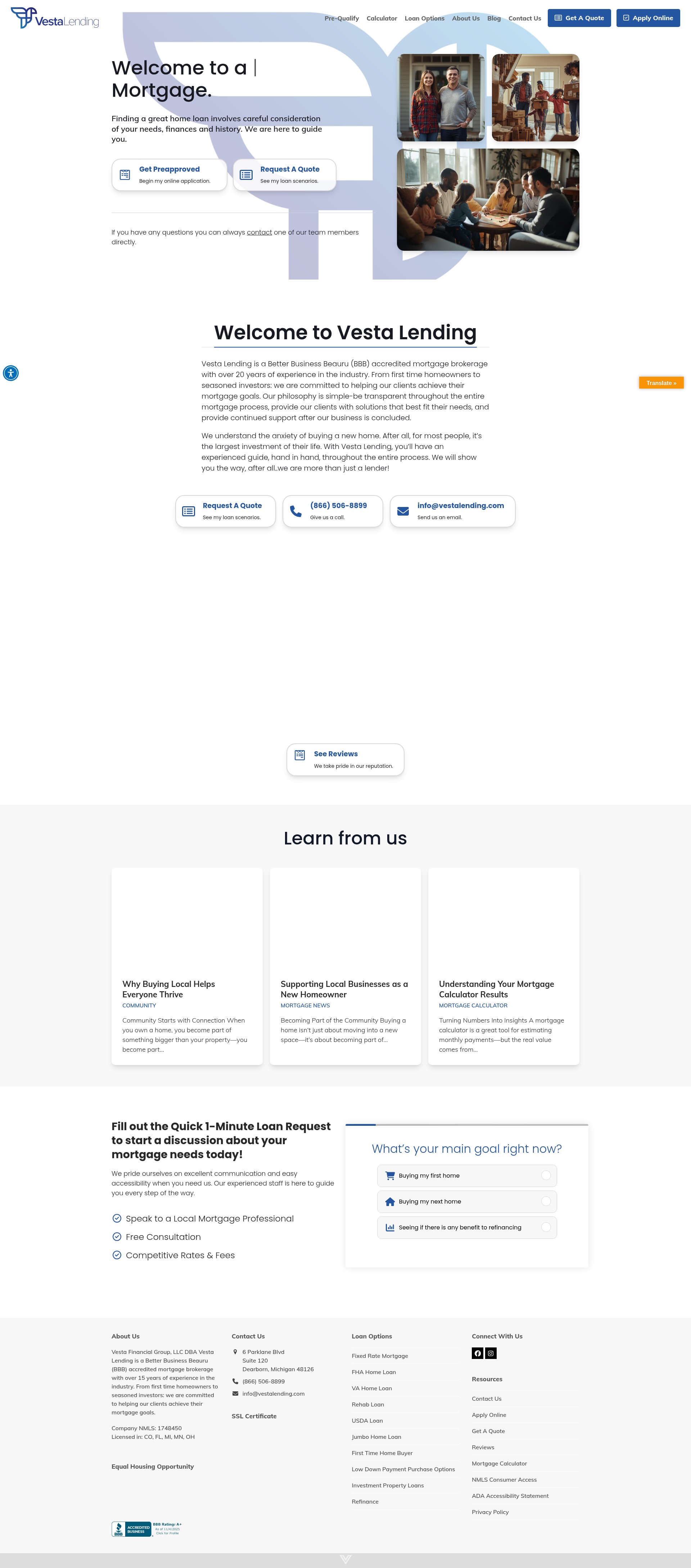 Landing Page