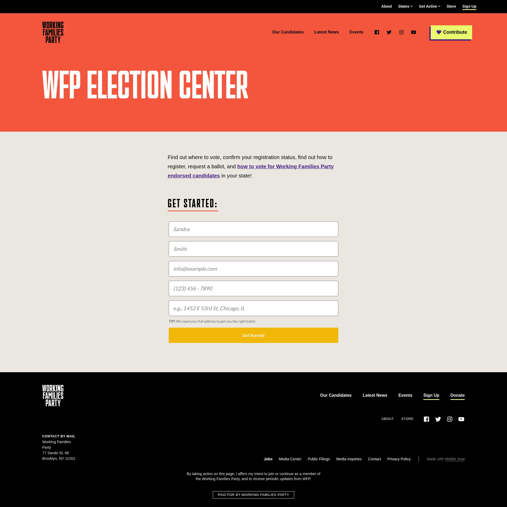 Landing Page