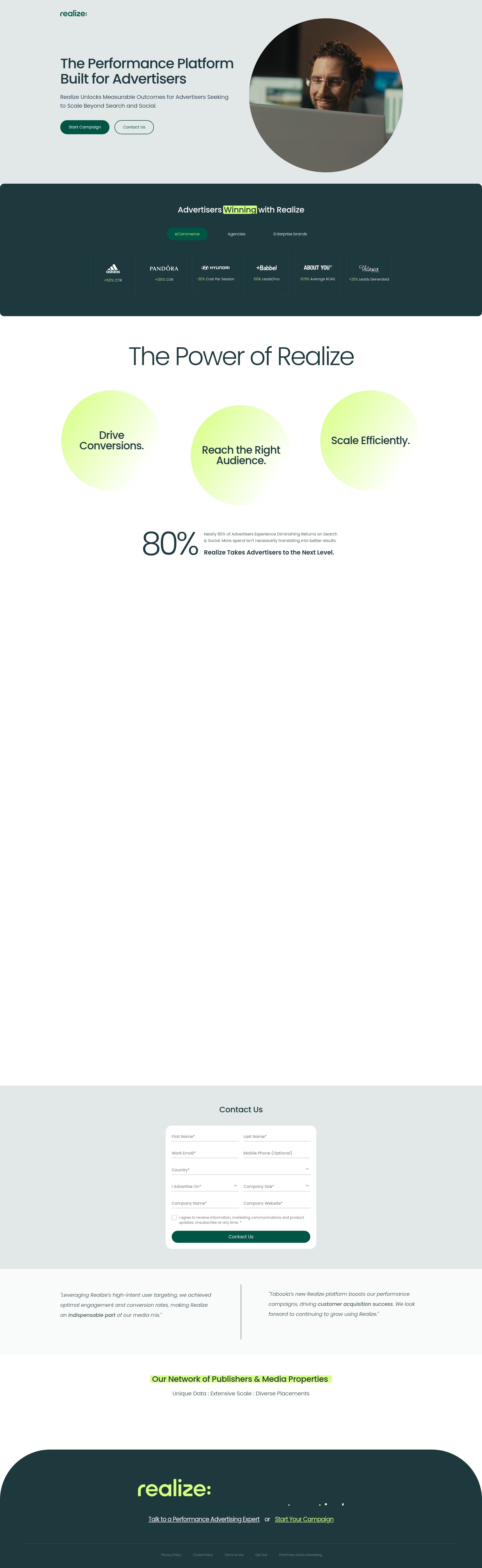 Landing Page