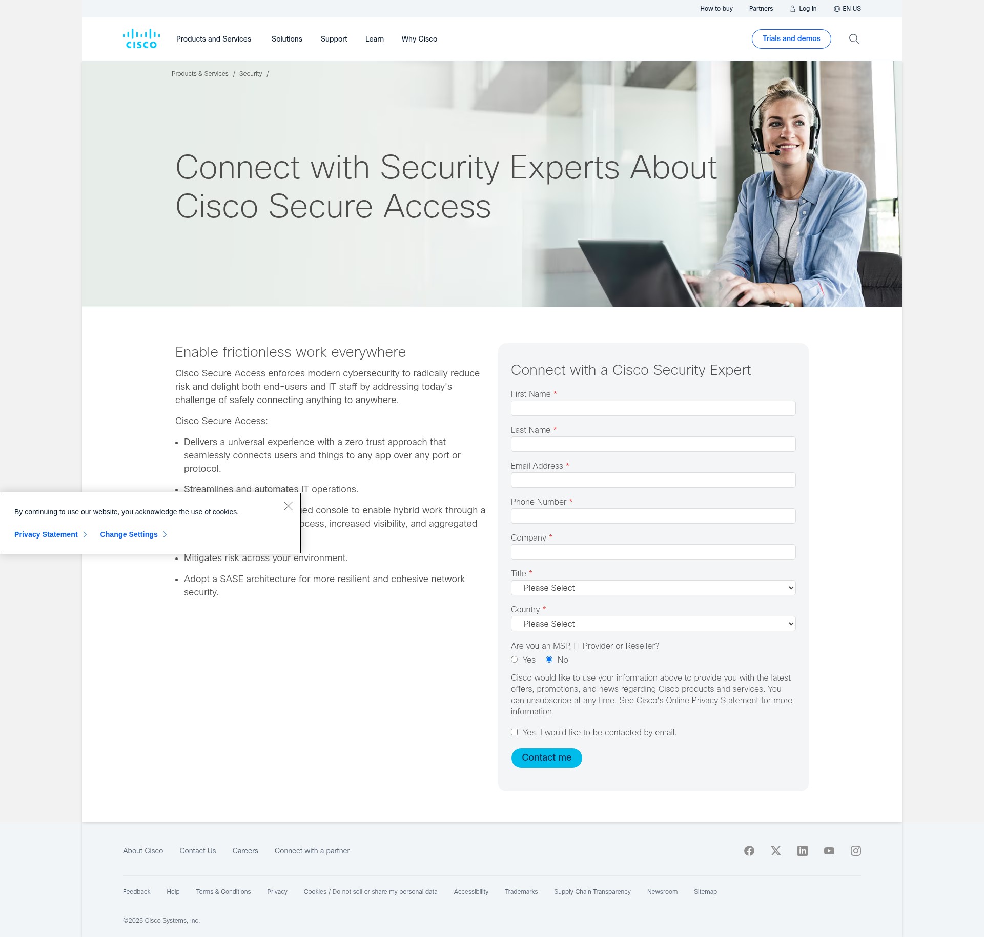 Landing Page