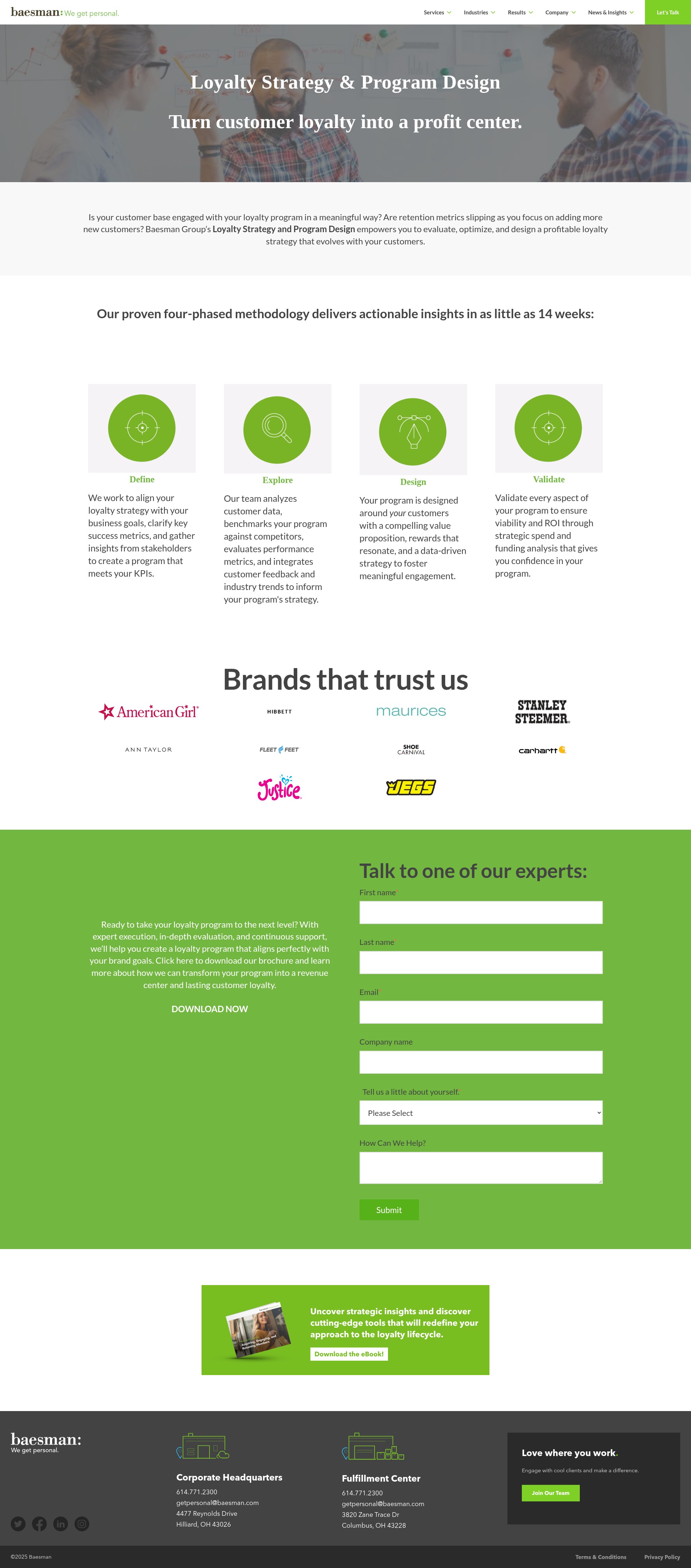 Landing Page