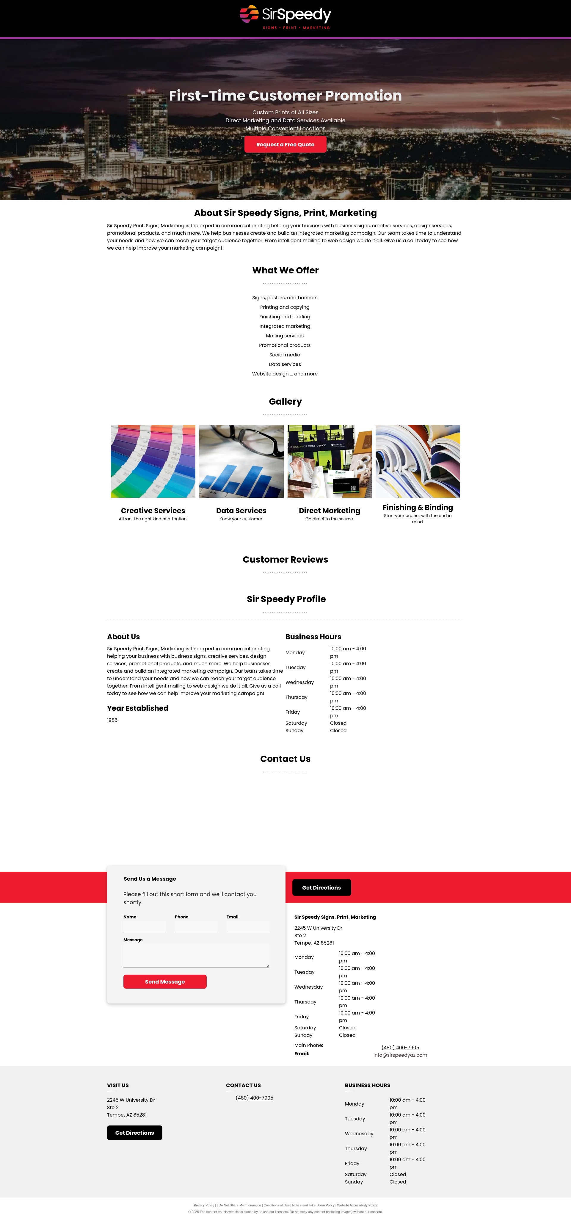 Landing Page