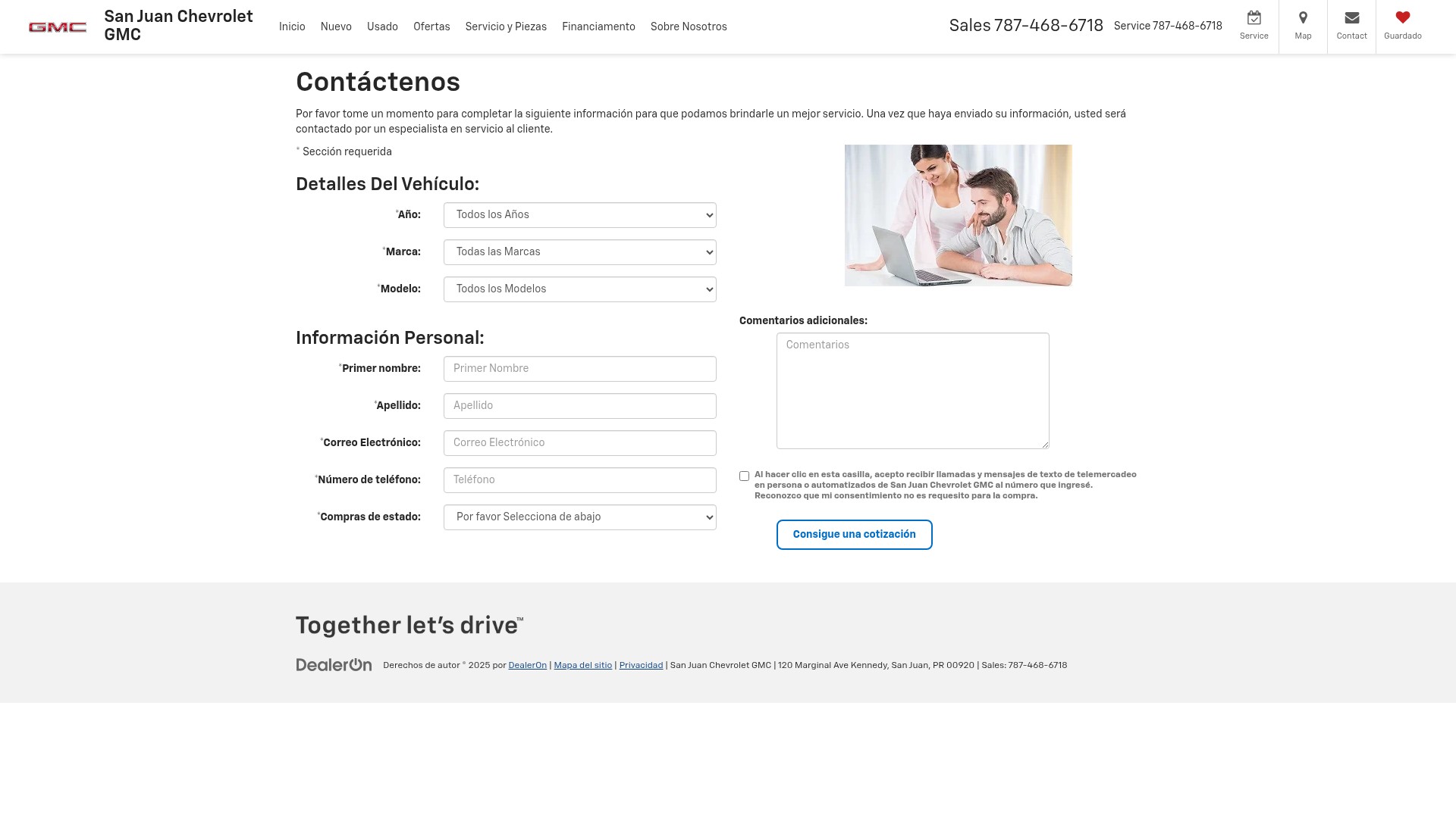 Landing Page
