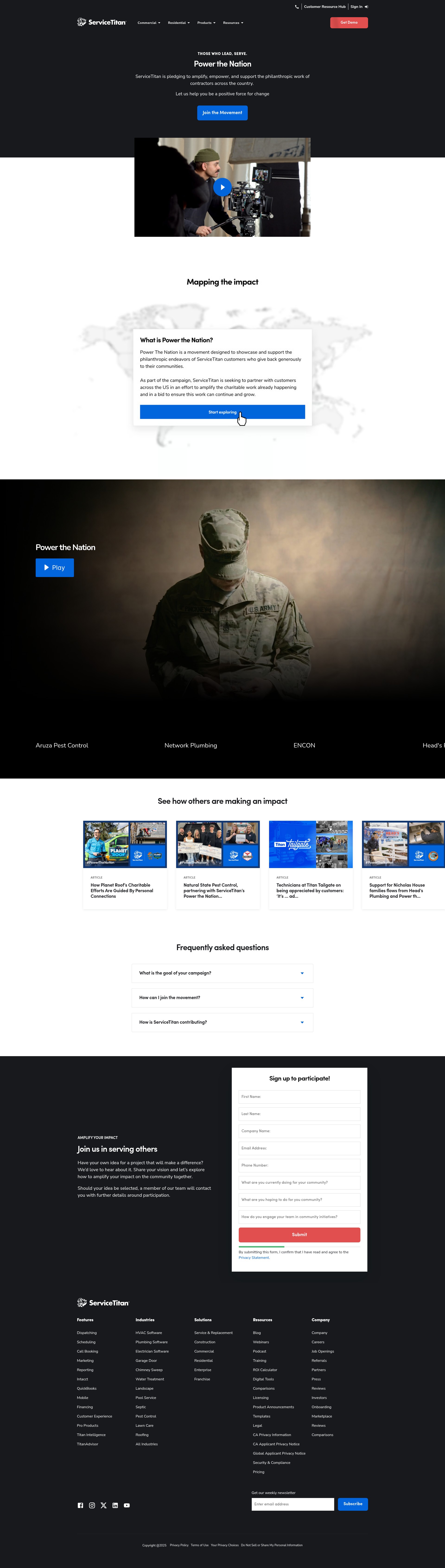 Landing Page