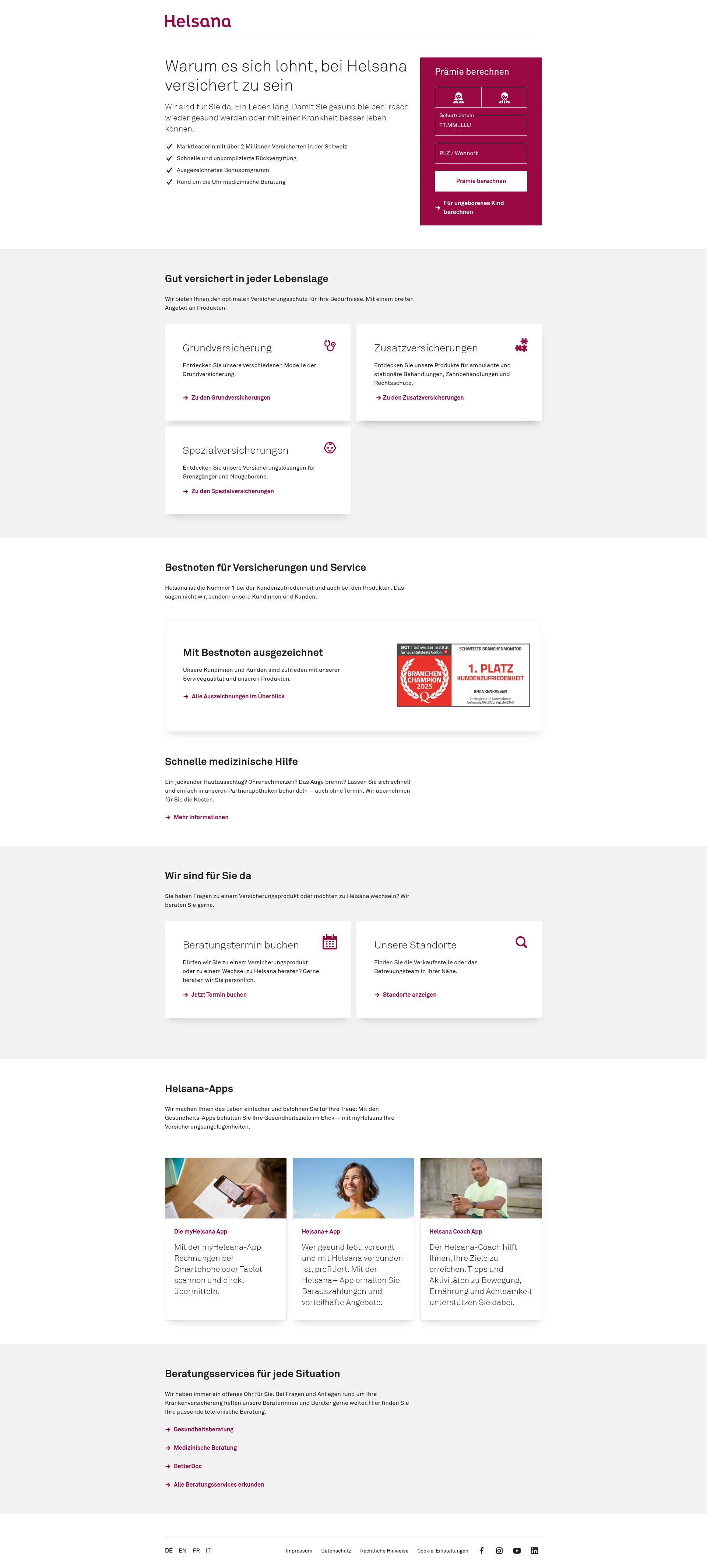 Landing Page