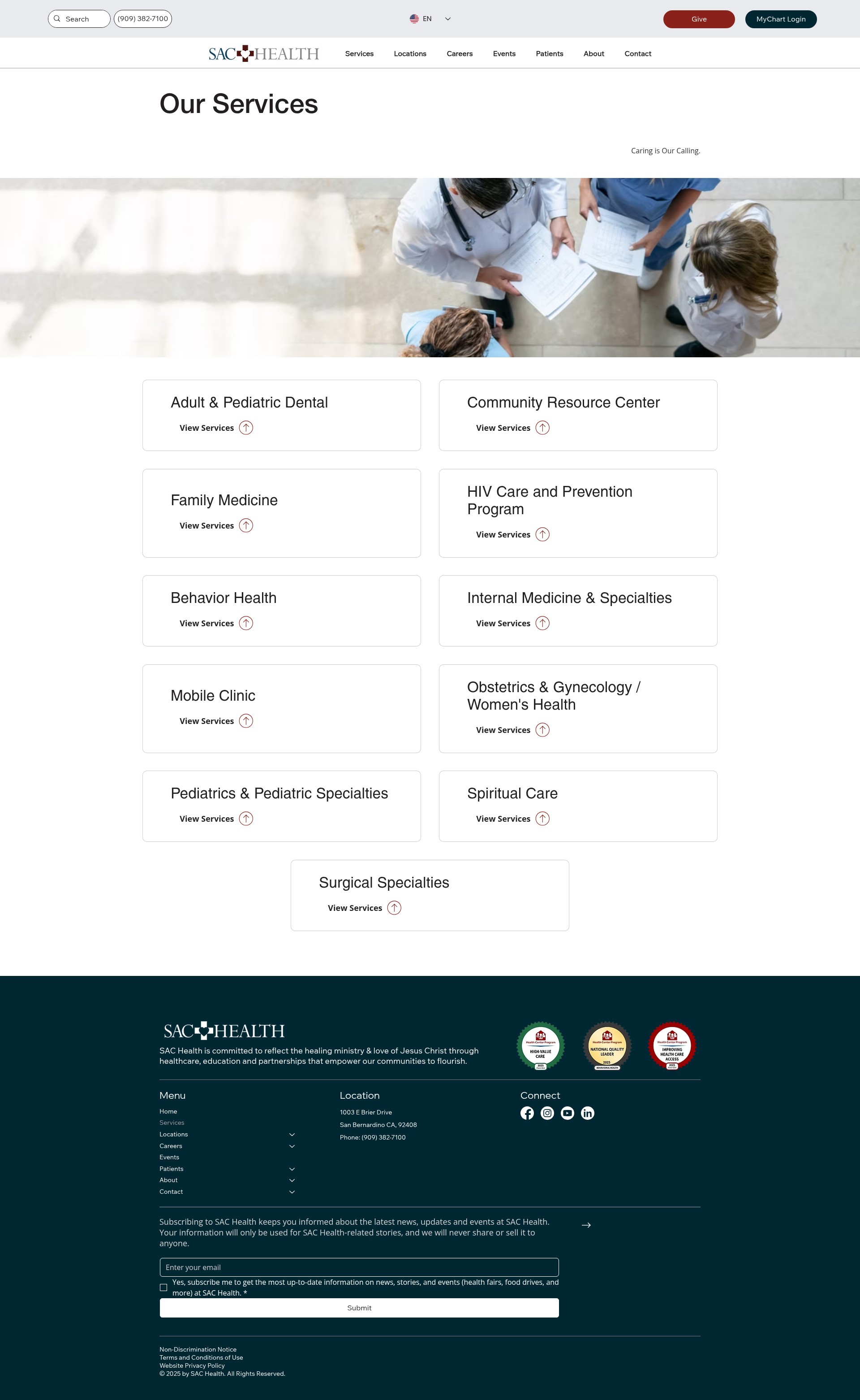 Landing Page
