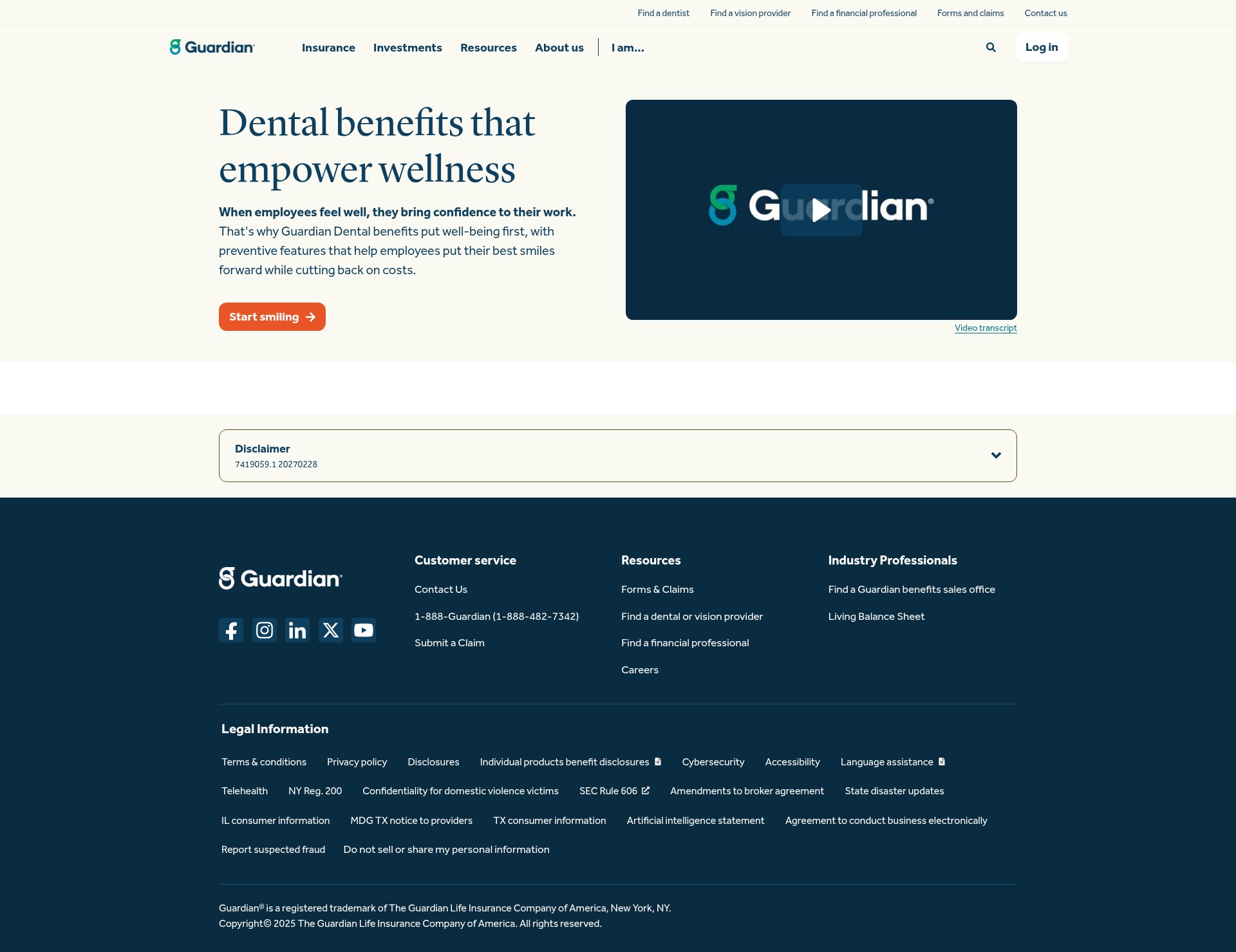 Landing Page