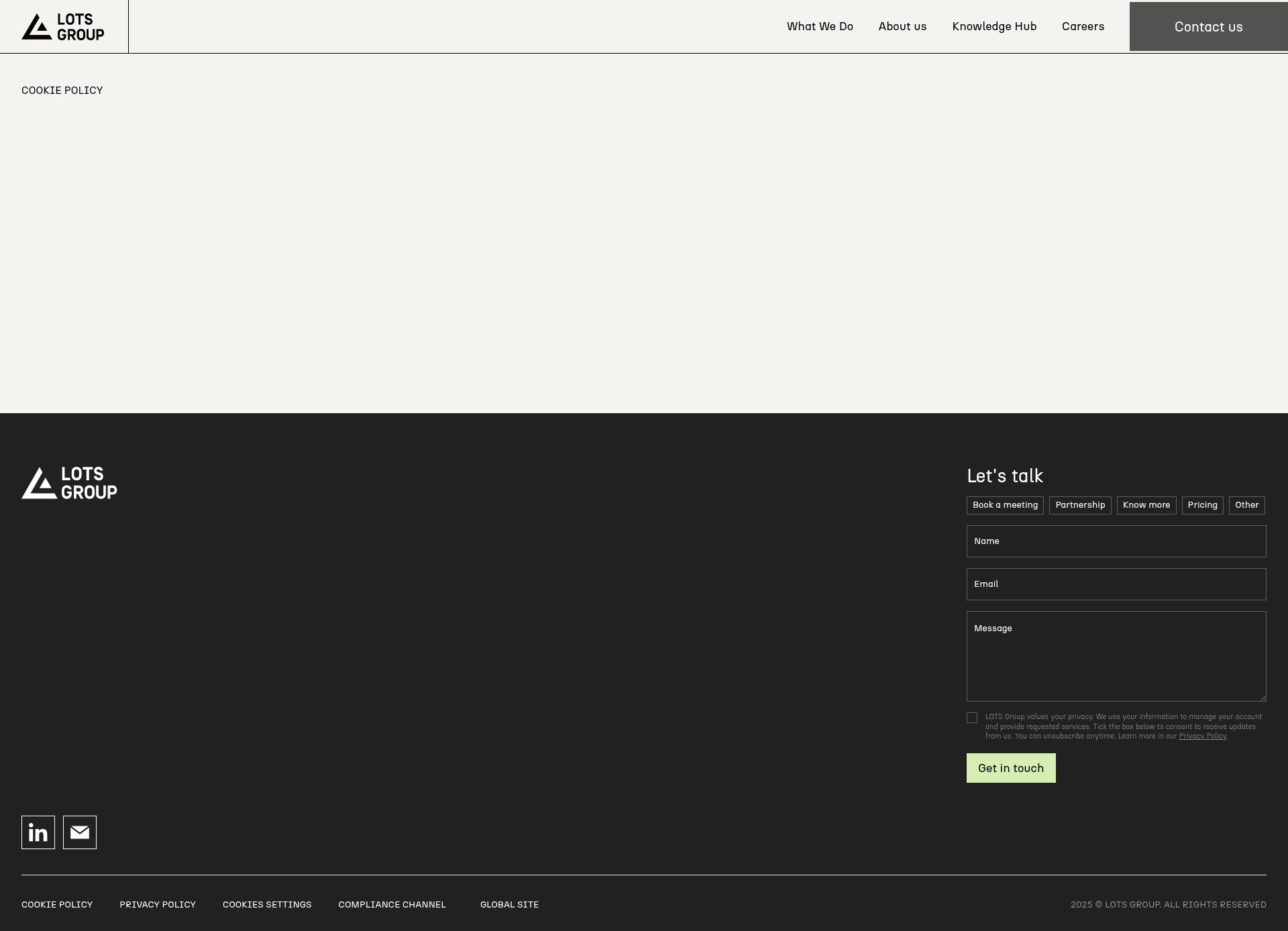 Landing Page