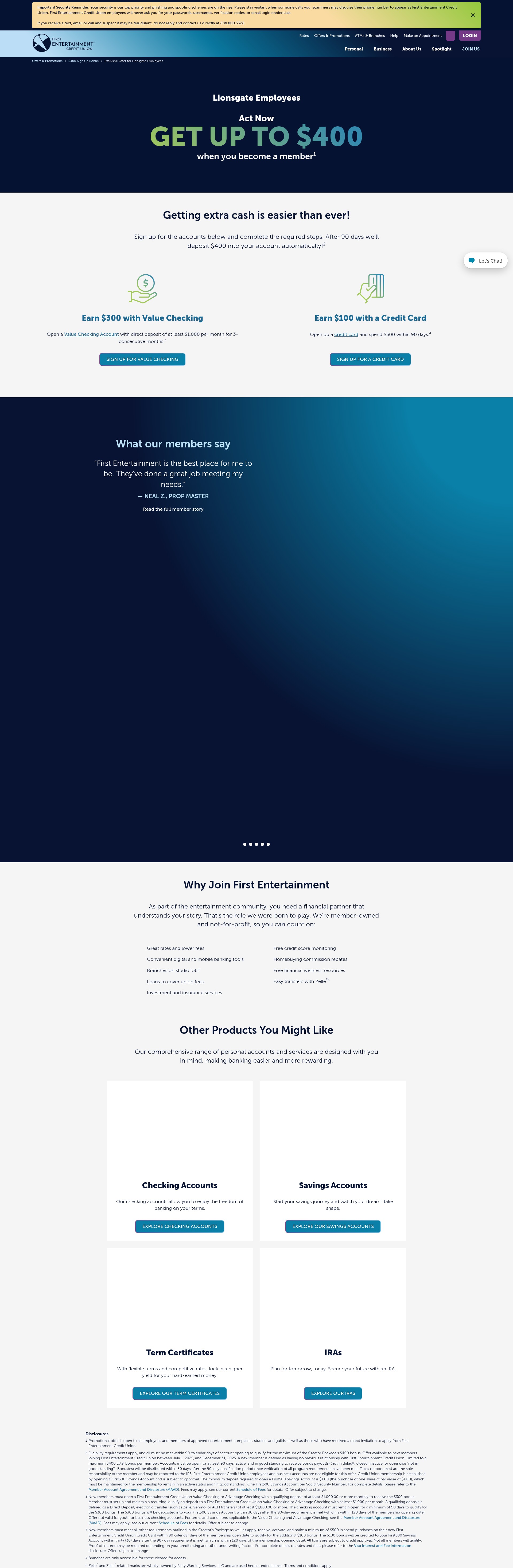 Landing Page