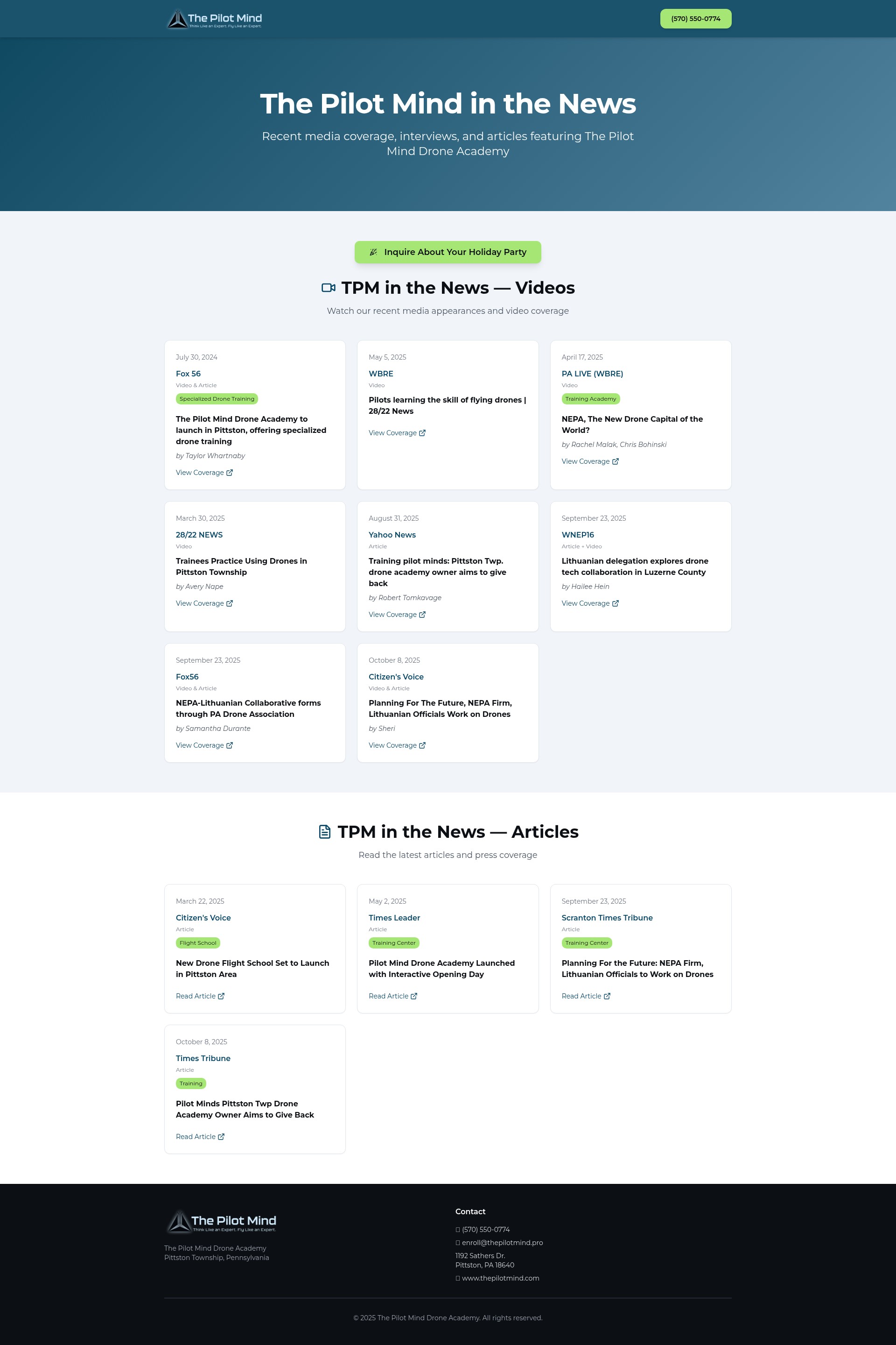 Landing Page