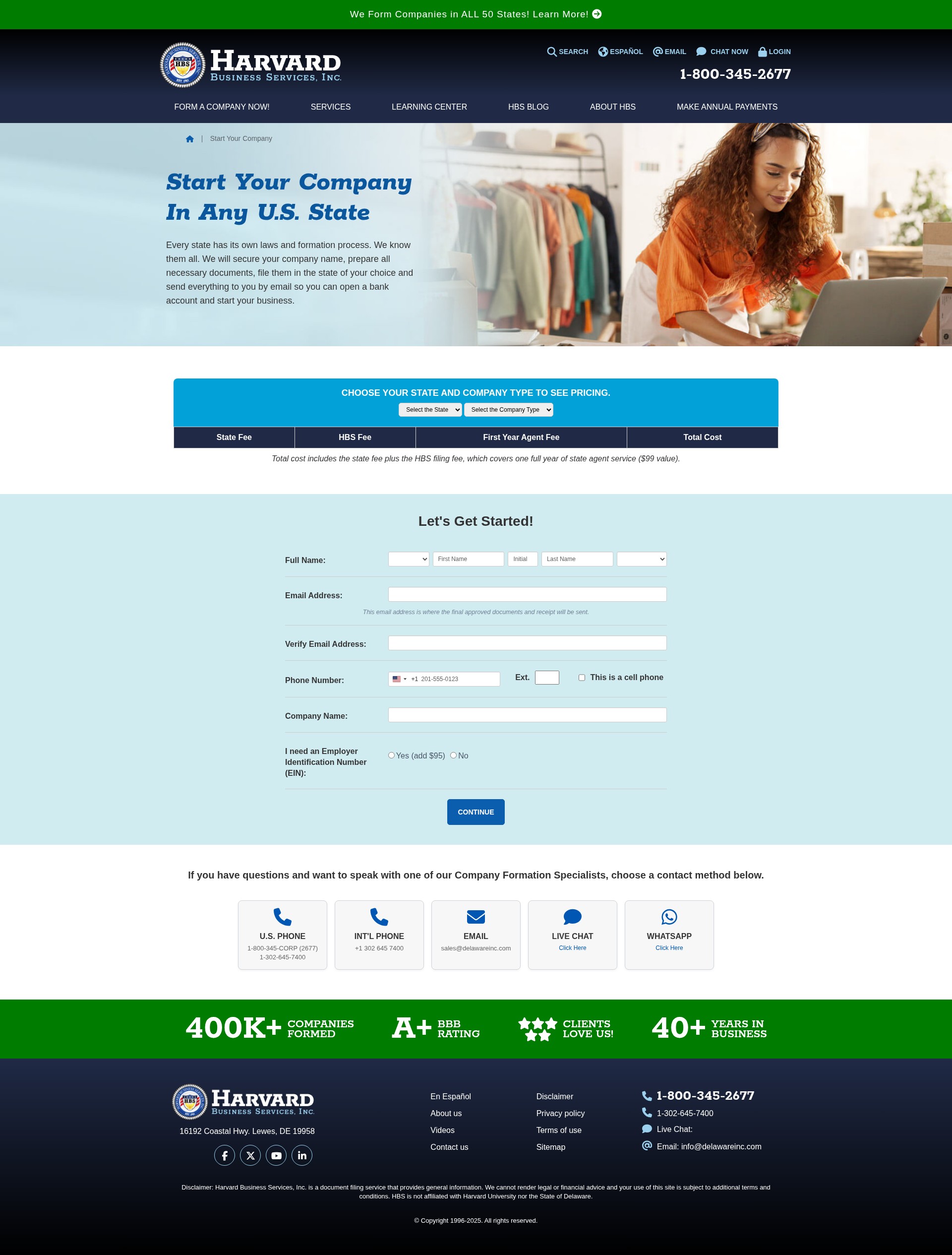 Landing Page