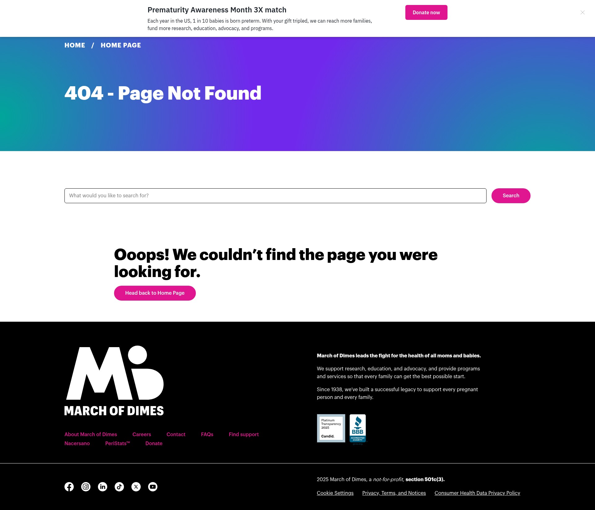 Landing Page