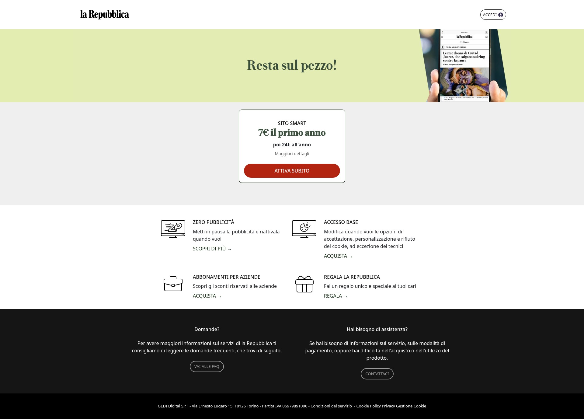 Landing Page
